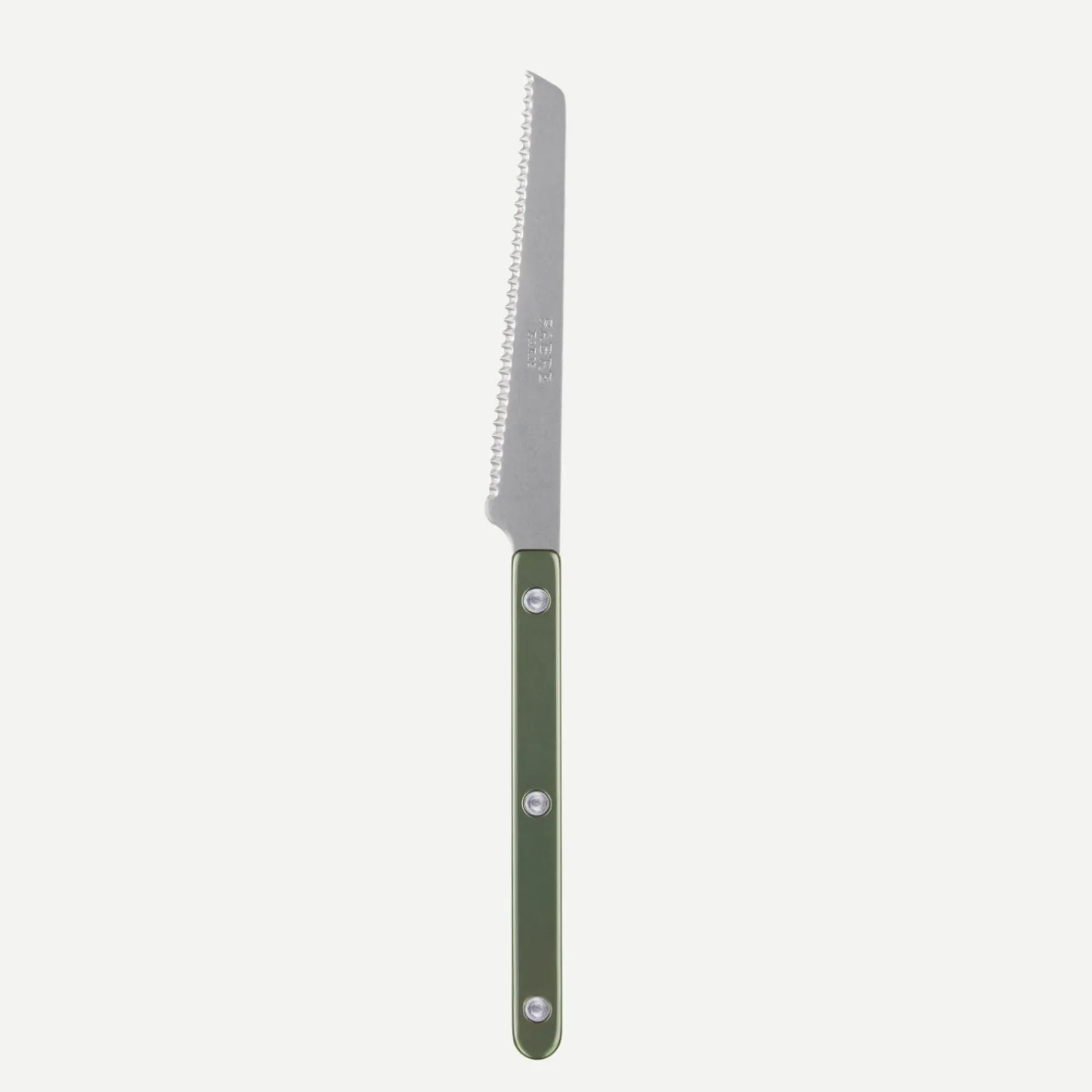 Sabre Paris Bistrot Vintage Pearly, Dark green | Tomato Knife