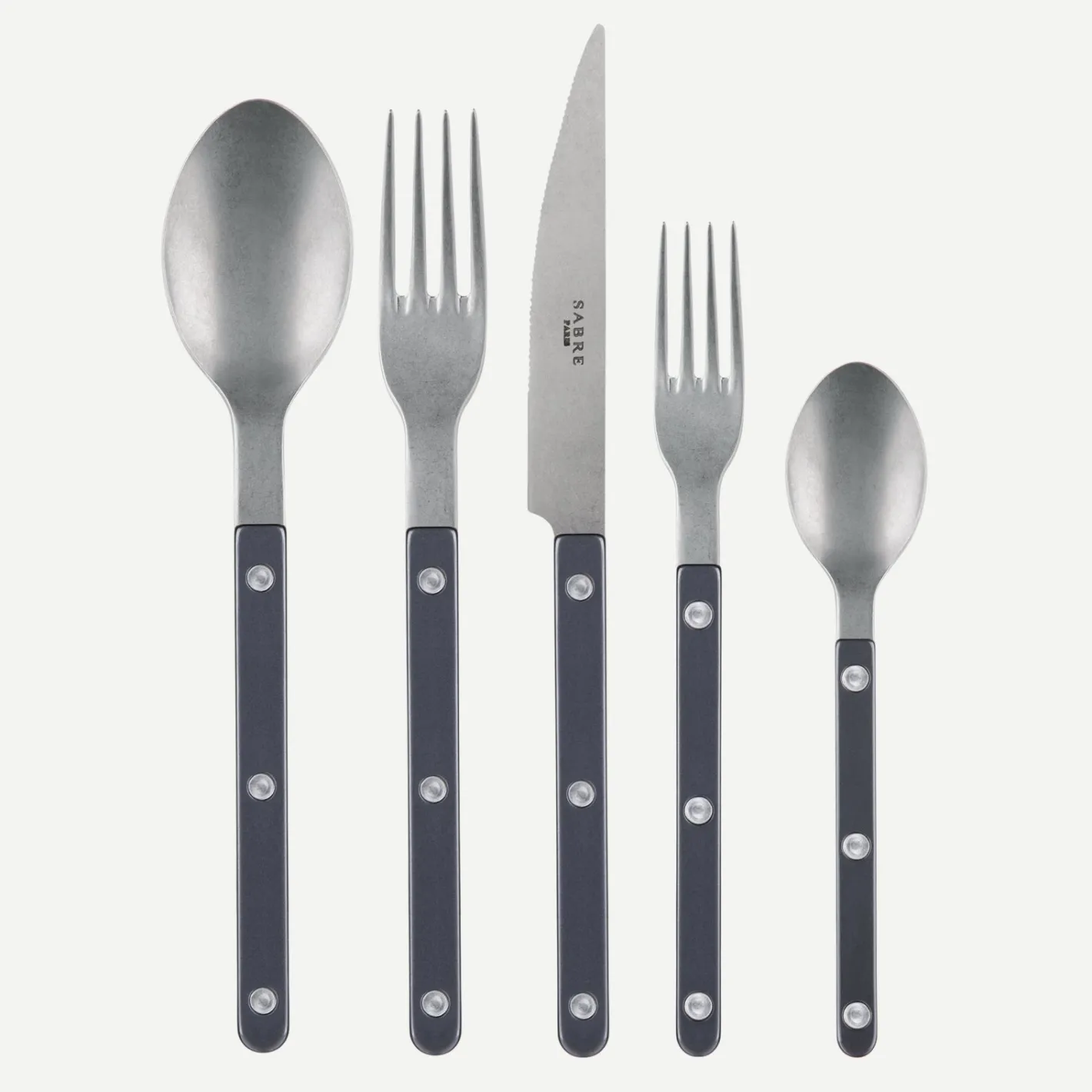 Sabre Paris Bistrot Vintage Pearly, Dark grey | 20 Pieces Set