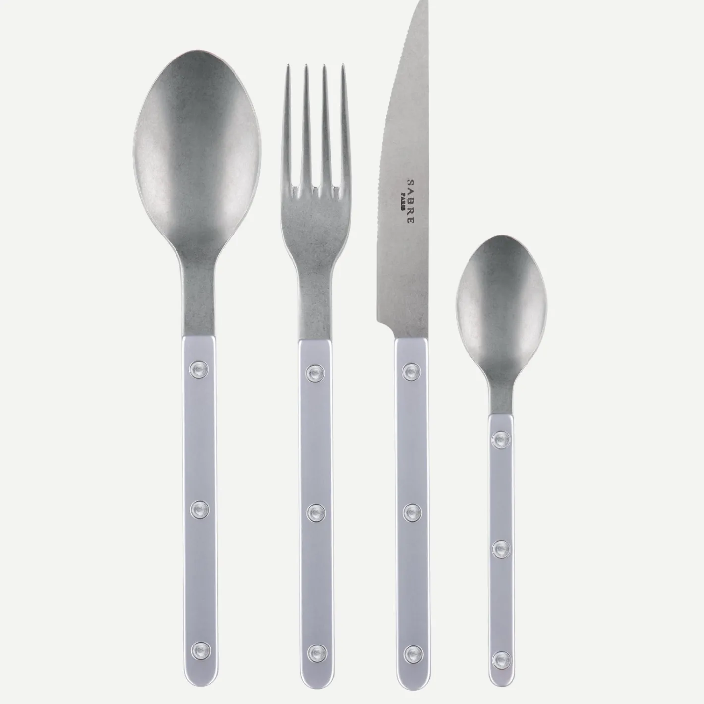 Sabre Paris Bistrot Vintage Pearly, Grey | 48 Pieces Set