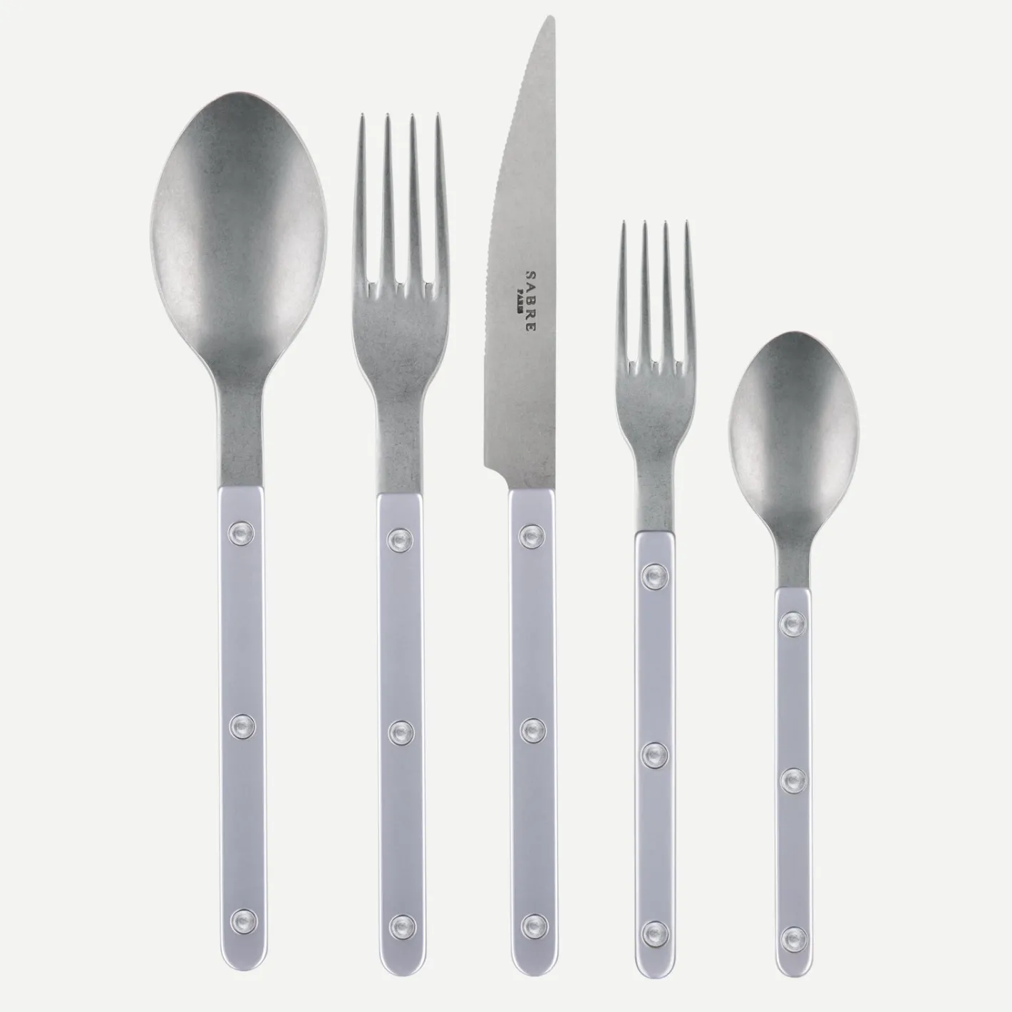 Sabre Paris Bistrot Vintage Pearly, Grey | 20 Pieces Set
