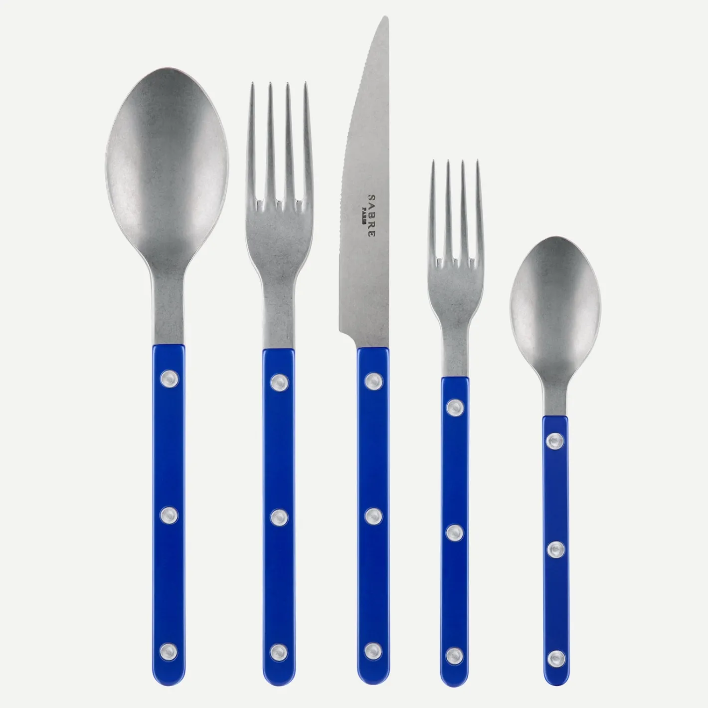 Sabre Paris Bistrot Vintage Pearly, Lapis blue | 20 Pieces Set