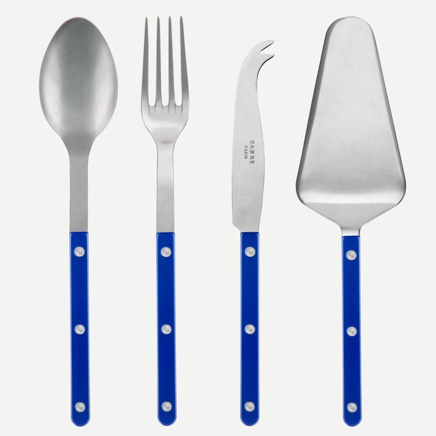Sabre Paris Bistrot Vintage Pearly, Lapis blue | Set Of 4 Must-have Serving Pieces