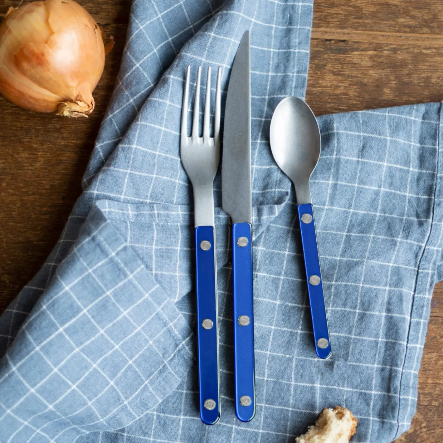 Sabre Paris Bistrot Vintage Pearly, Lapis blue | Dinner Fork