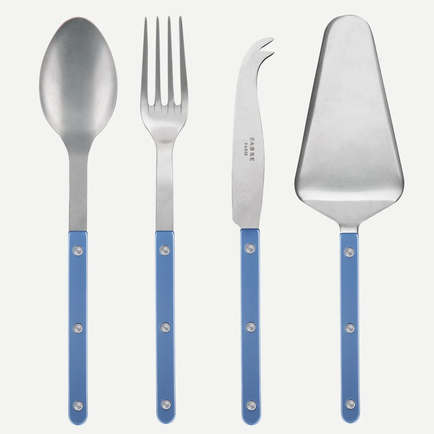 Sabre Paris Bistrot Vintage Pearly, Light blue | Set Of 4 Must-have Serving Pieces