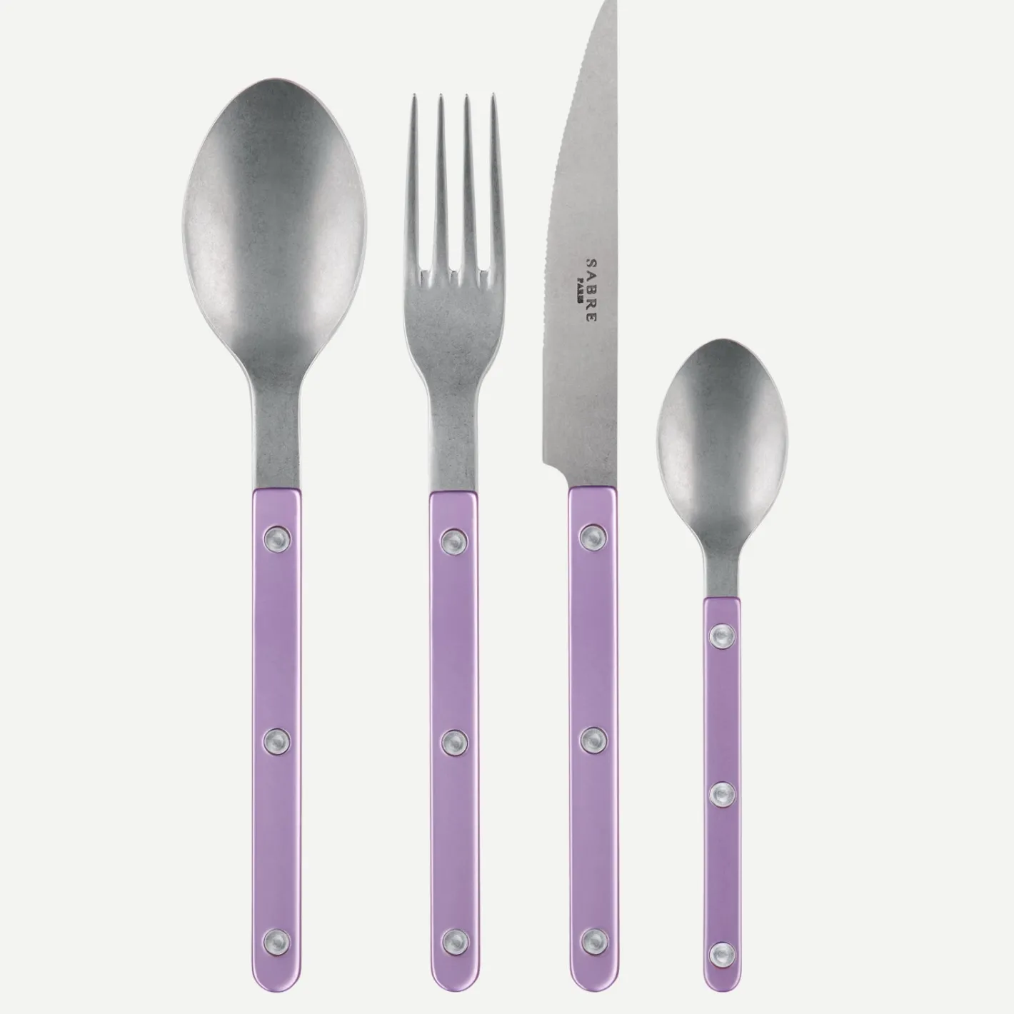Sabre Paris Bistrot Vintage Pearly, Lilac | Set Of 4 Pieces