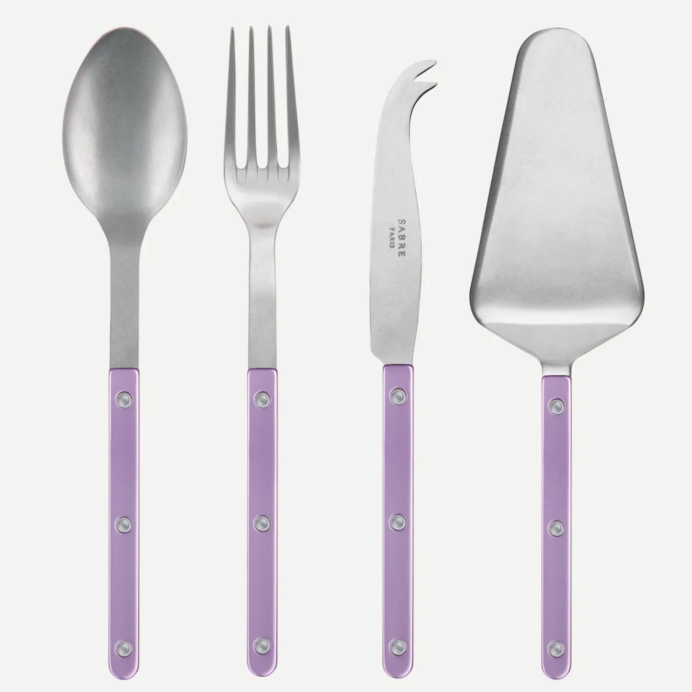 Sabre Paris Bistrot Vintage Pearly, Lilac | Set Of 4 Must-have Serving Pieces