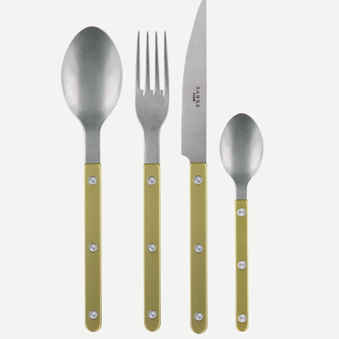Sabre Paris Bistrot Vintage Pearly, Moss | Set Of 4 Pieces