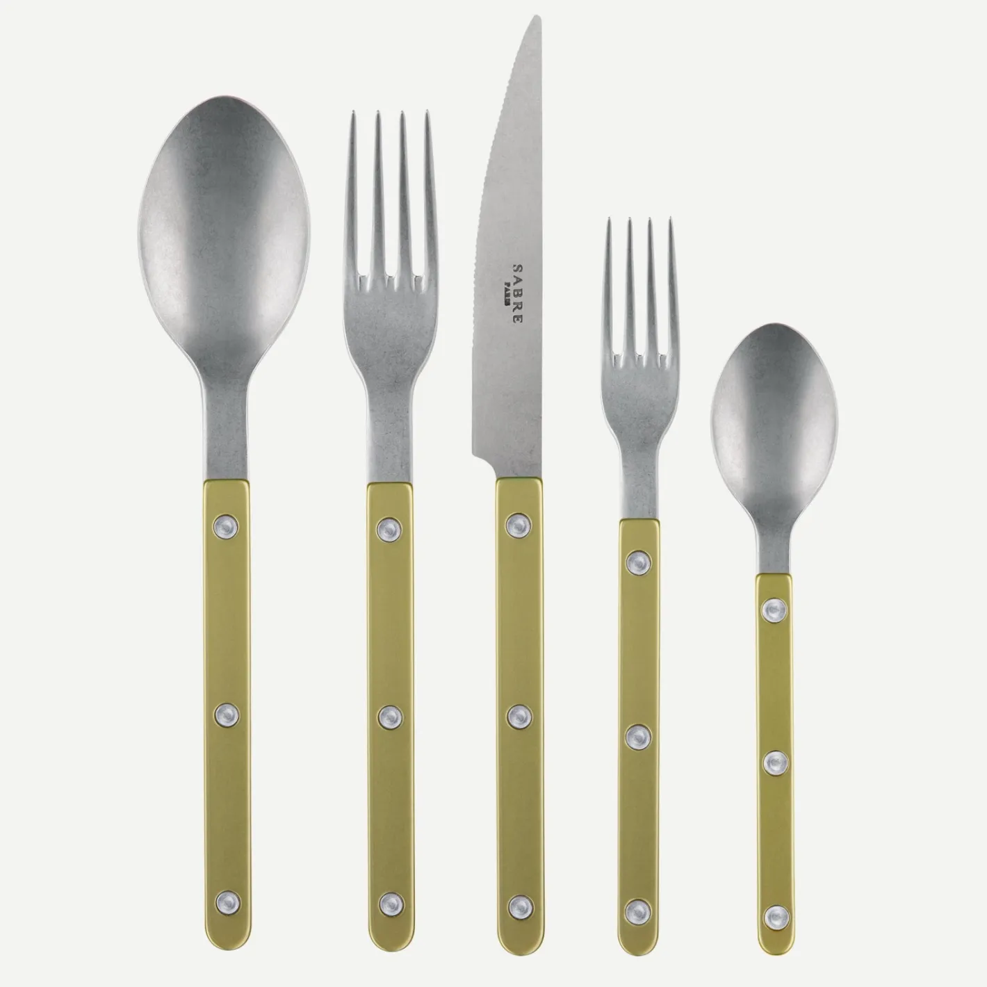 Sabre Paris Bistrot Vintage Pearly, Moss | 20 Pieces Set