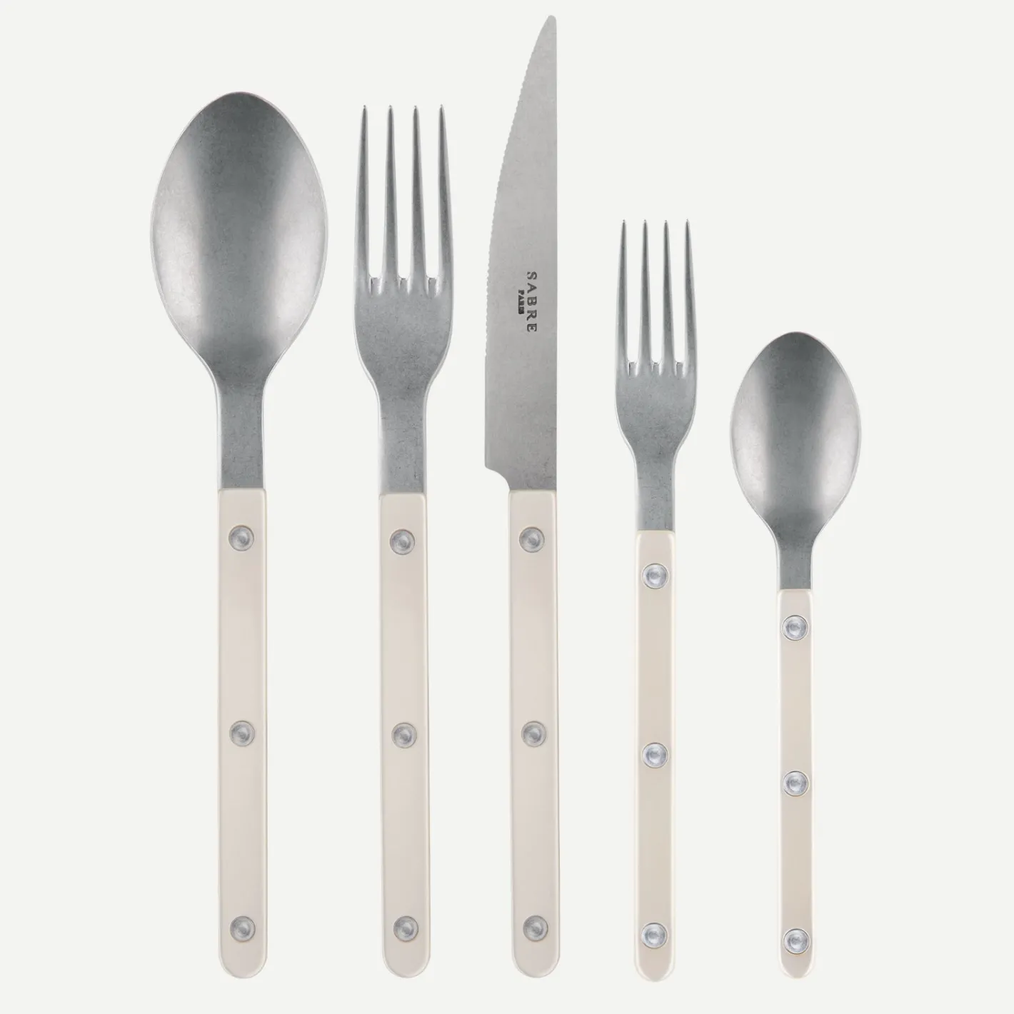 Sabre Paris Bistrot Vintage Pearly, Pearl | 20 Pieces Set
