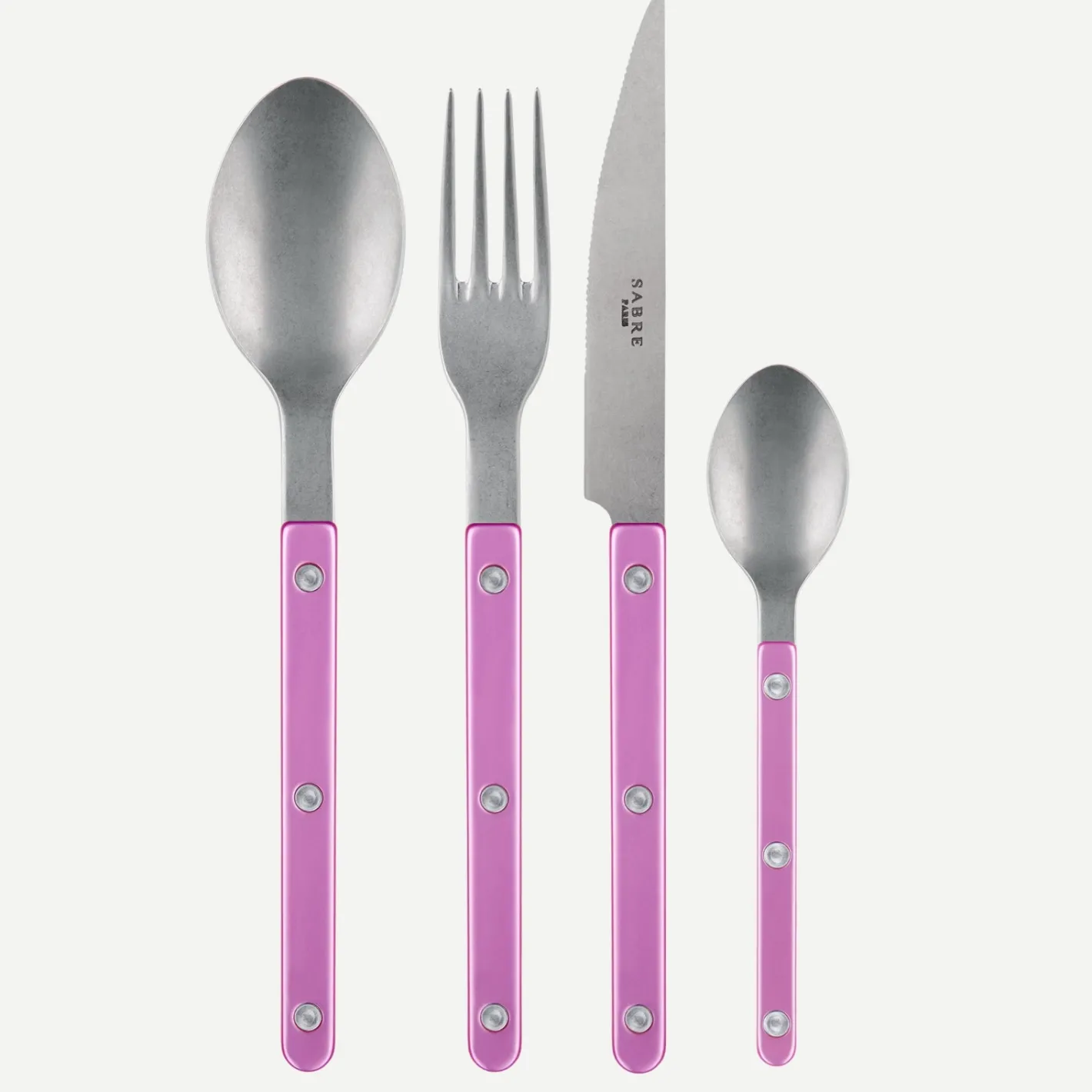 Sabre Paris Bistrot Vintage Pearly, Pink | Set Of 4 Pieces