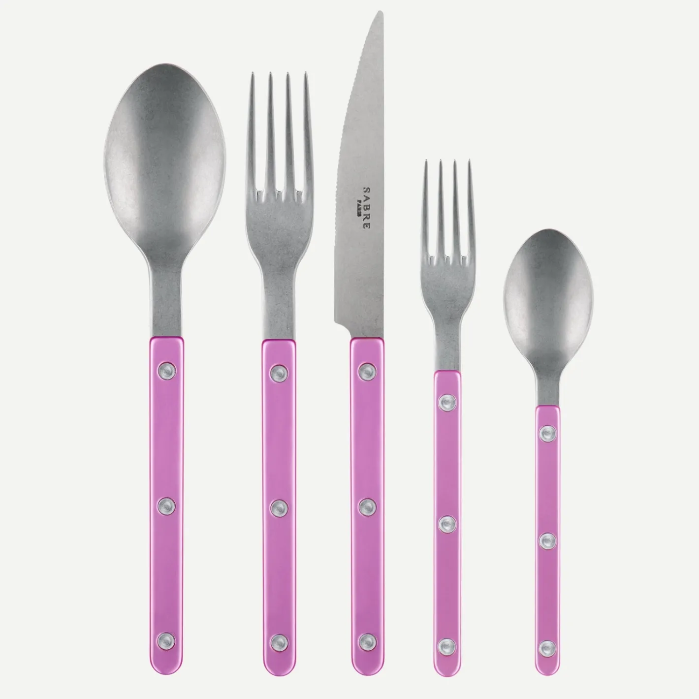 Sabre Paris Bistrot Vintage Pearly, Pink | 20 Pieces Set