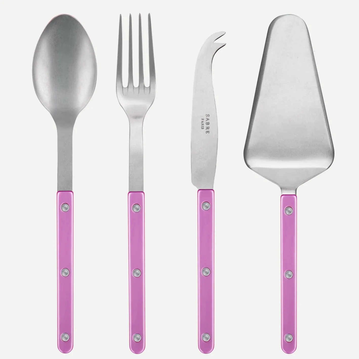 Sabre Paris Bistrot Vintage Pearly, Pink | Set Of 4 Must-have Serving Pieces