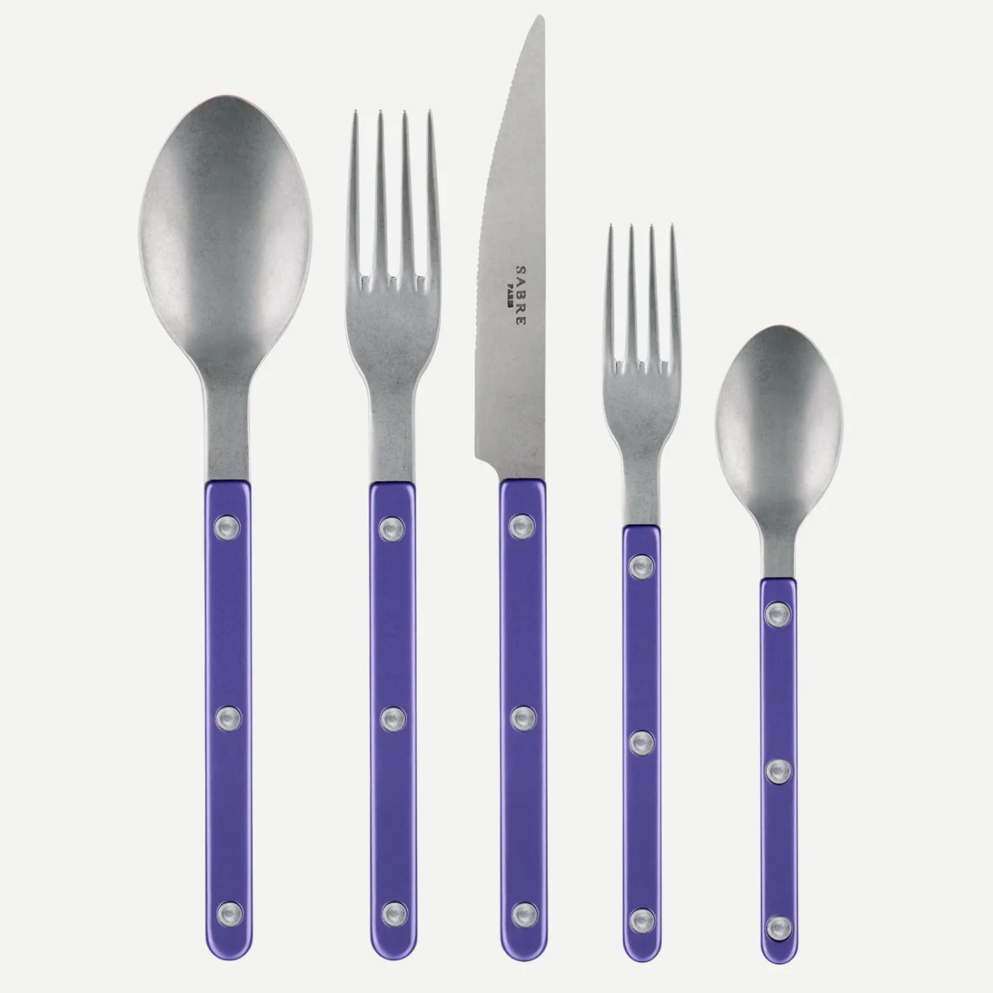 Sabre Paris Bistrot Vintage Pearly, Purple | 20 Pieces Set