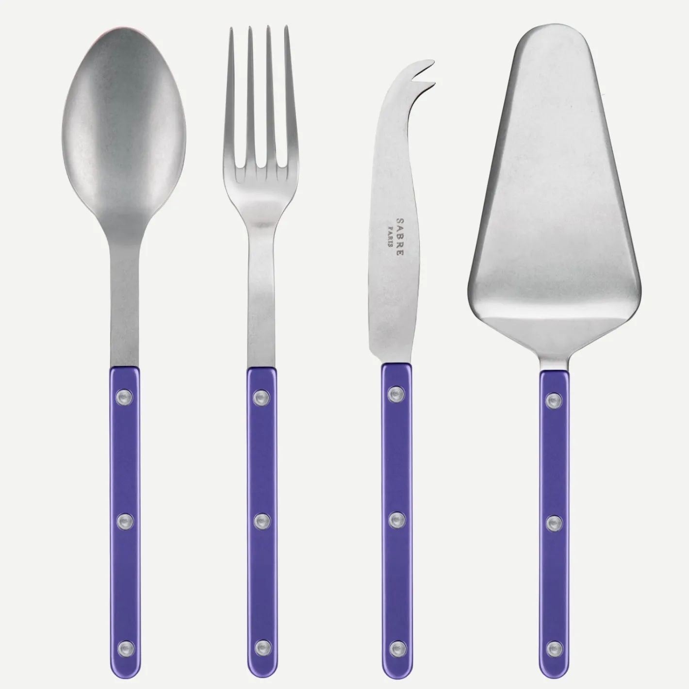 Sabre Paris Bistrot Vintage Pearly, Purple | Set Of 4 Must-have Serving Pieces