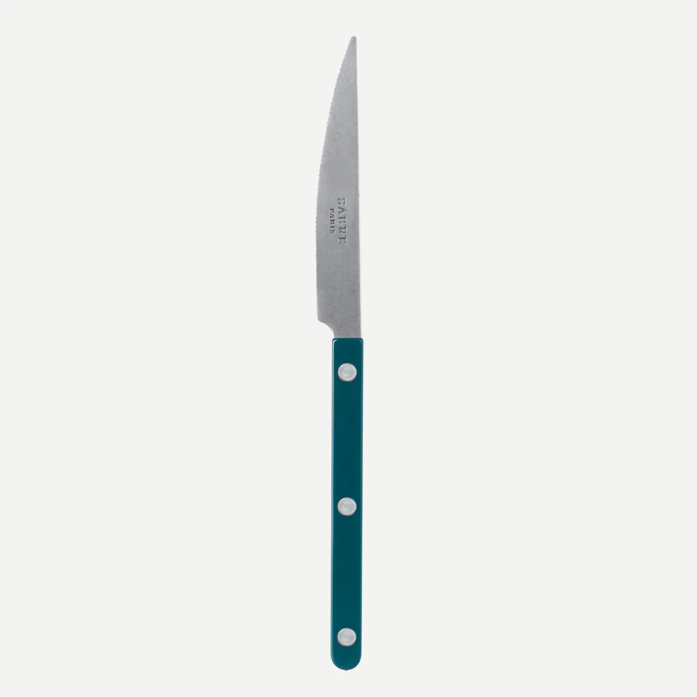 Sabre Paris Bistrot Vintage Solid, Aquamarine | Dessert Knife