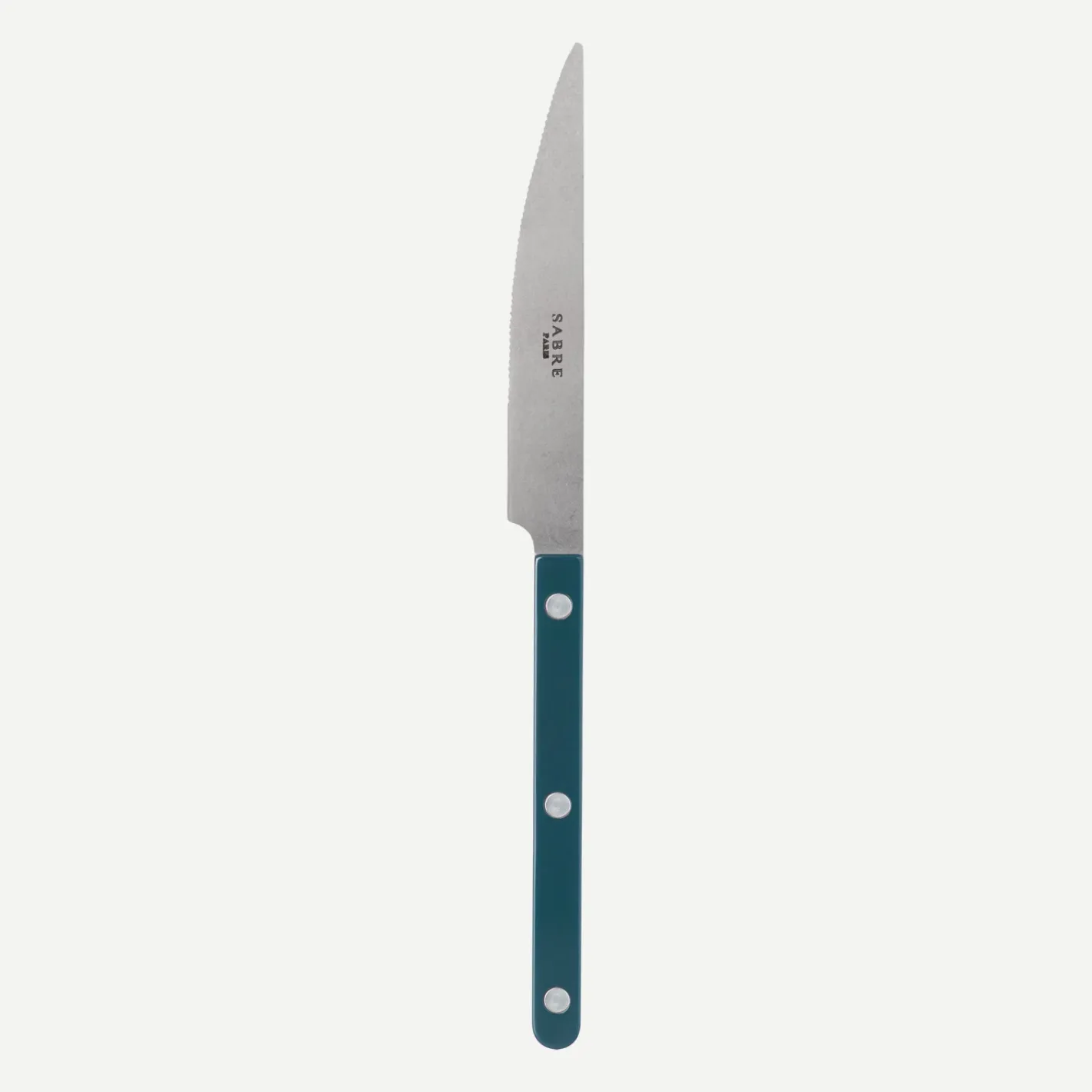 Sabre Paris Bistrot Vintage Solid, Aquamarine | Dinner Knife