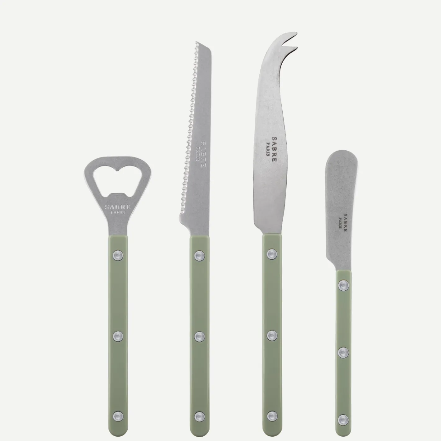 Sabre Paris Bistrot Vintage Solid, Asparagus | Aperitif Set