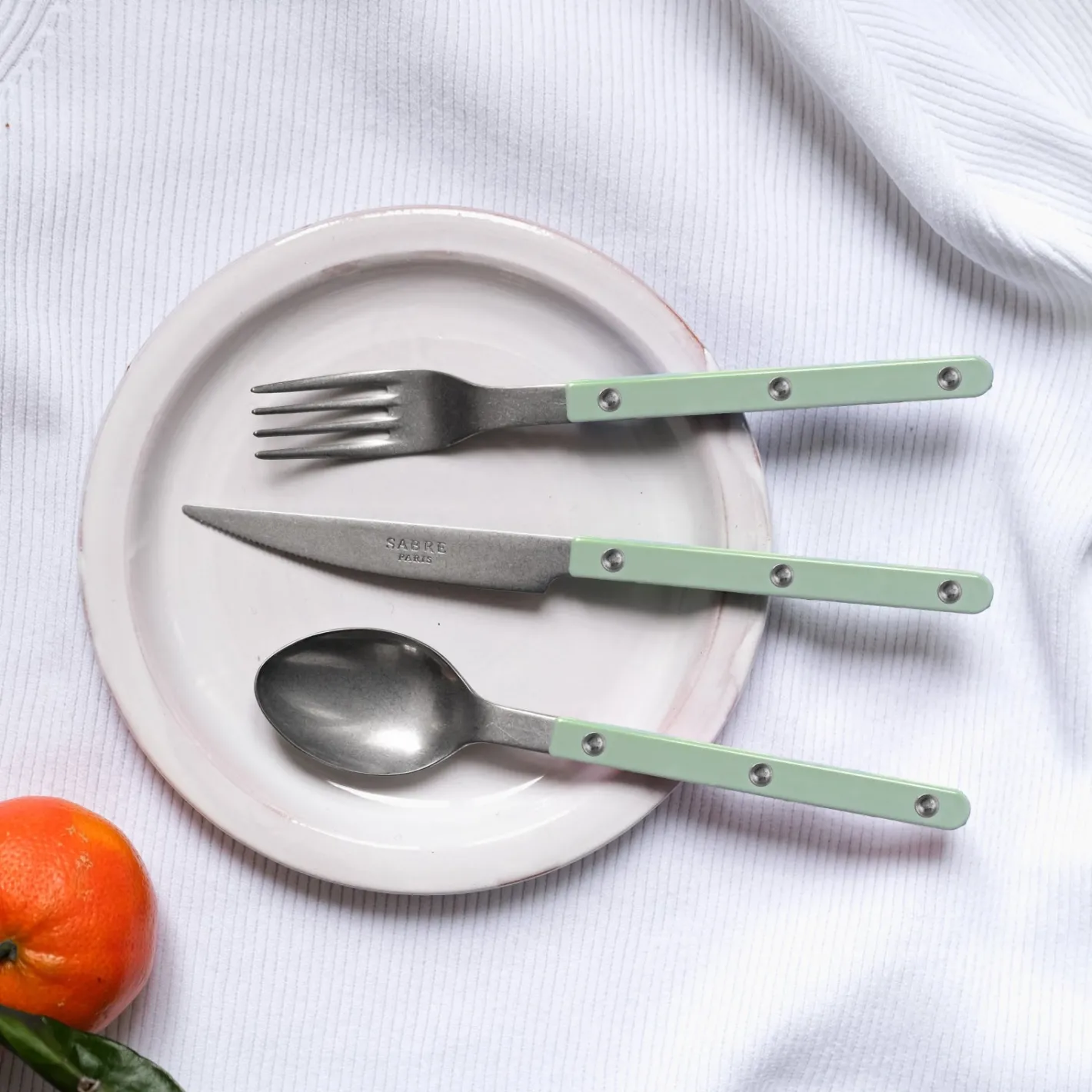 Sabre Paris Bistrot Vintage Solid, Asparagus | Salad Fork