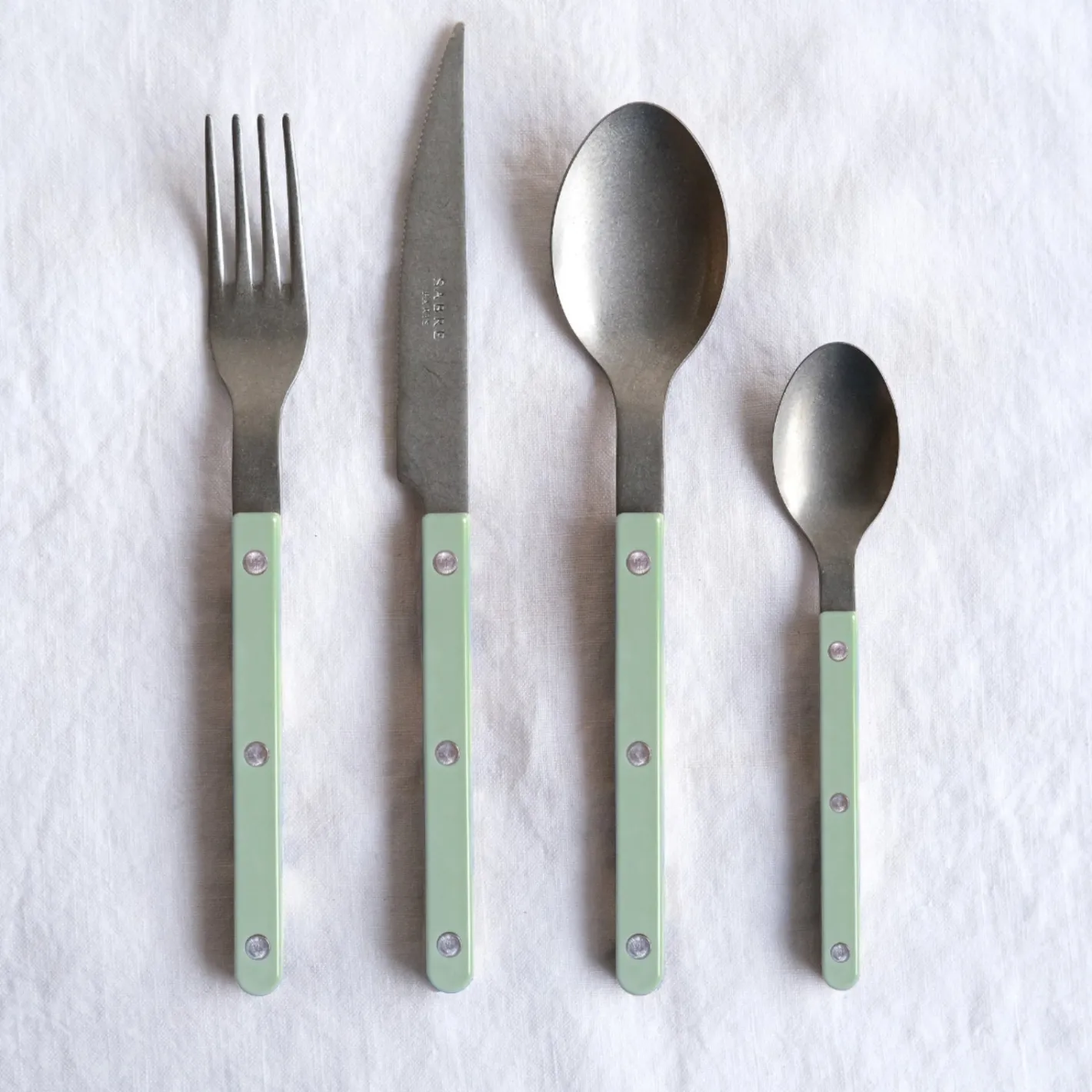 Sabre Paris Bistrot Vintage Solid, Asparagus | Soup Spoon