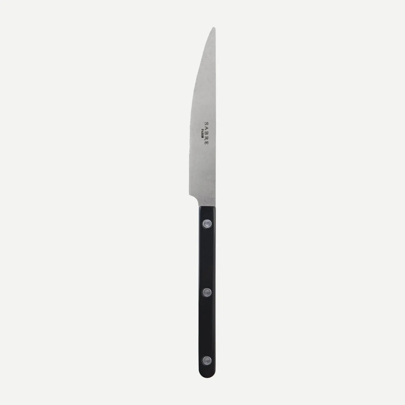 Sabre Paris Bistrot Vintage Solid, Black | Dinner Knife