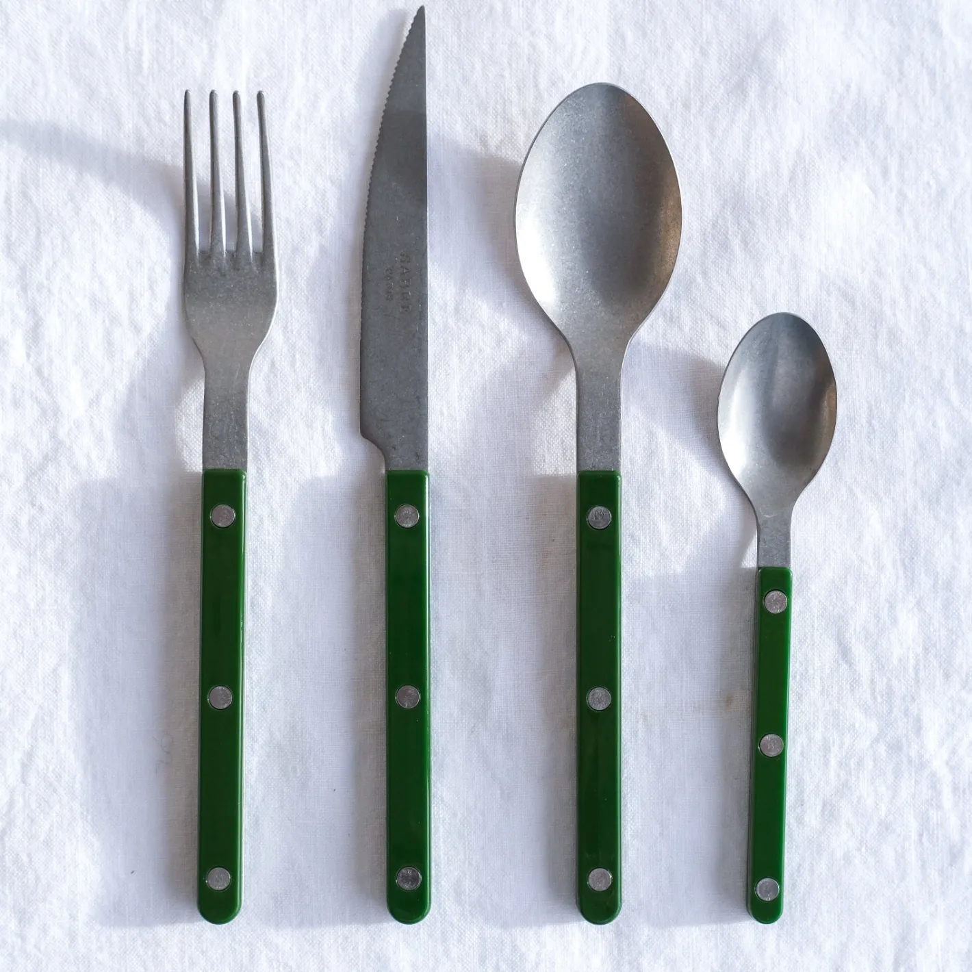Sabre Paris Bistrot Vintage Solid, Green | Dinner Fork