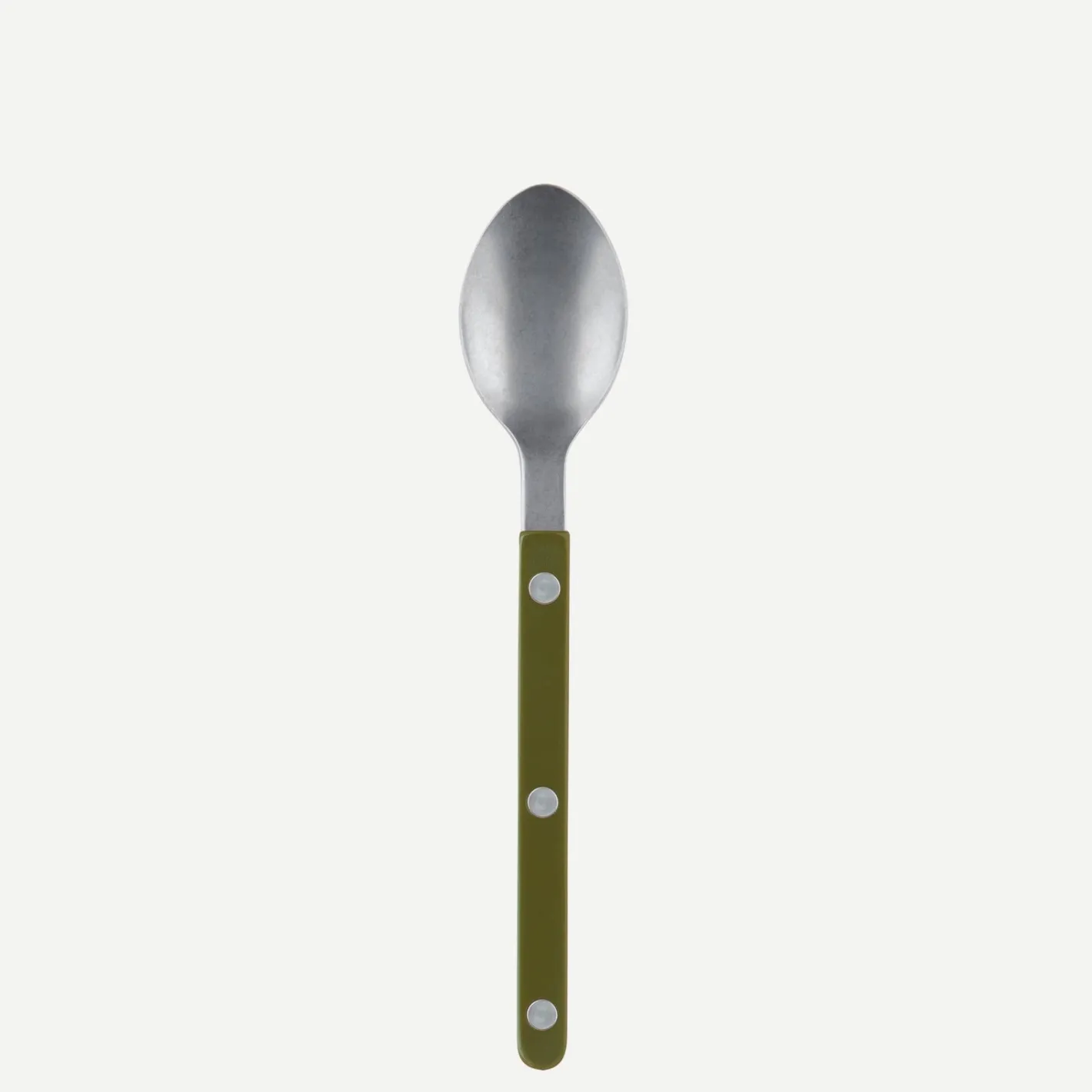 Sabre Paris Bistrot Vintage Solid, Green fern | Dessert Spoon