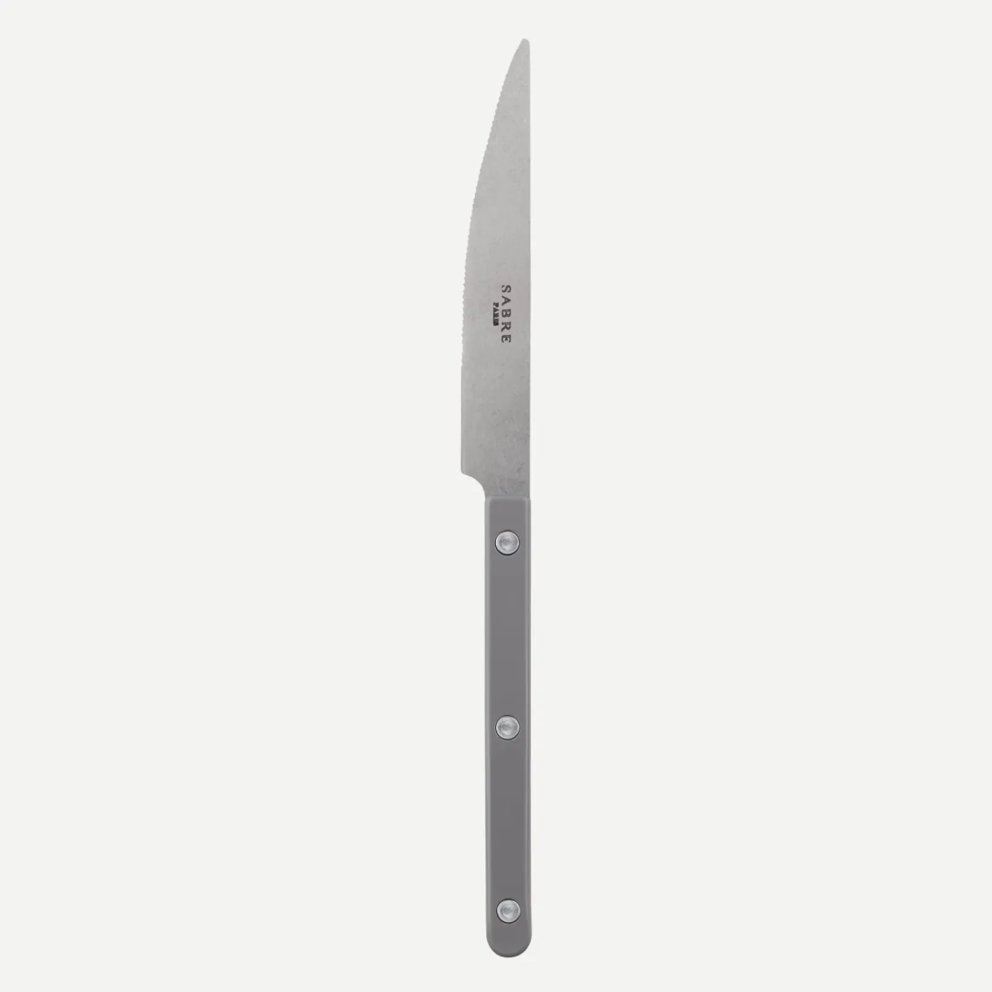 Sabre Paris Bistrot Vintage Solid, Grey | Dinner Knife