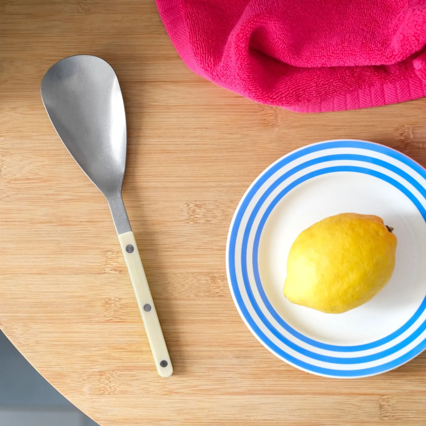 Sabre Paris Bistrot Vintage Solid, Ivory | Rice Spoon