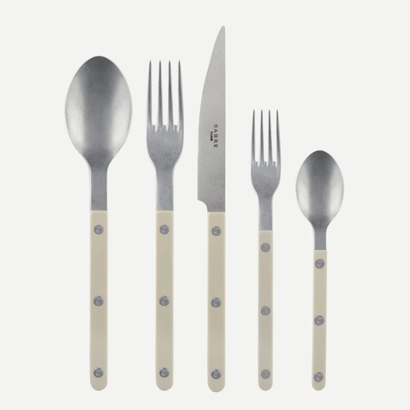 Sabre Paris Bistrot Vintage Solid, Light kaki | 20 Pieces Set