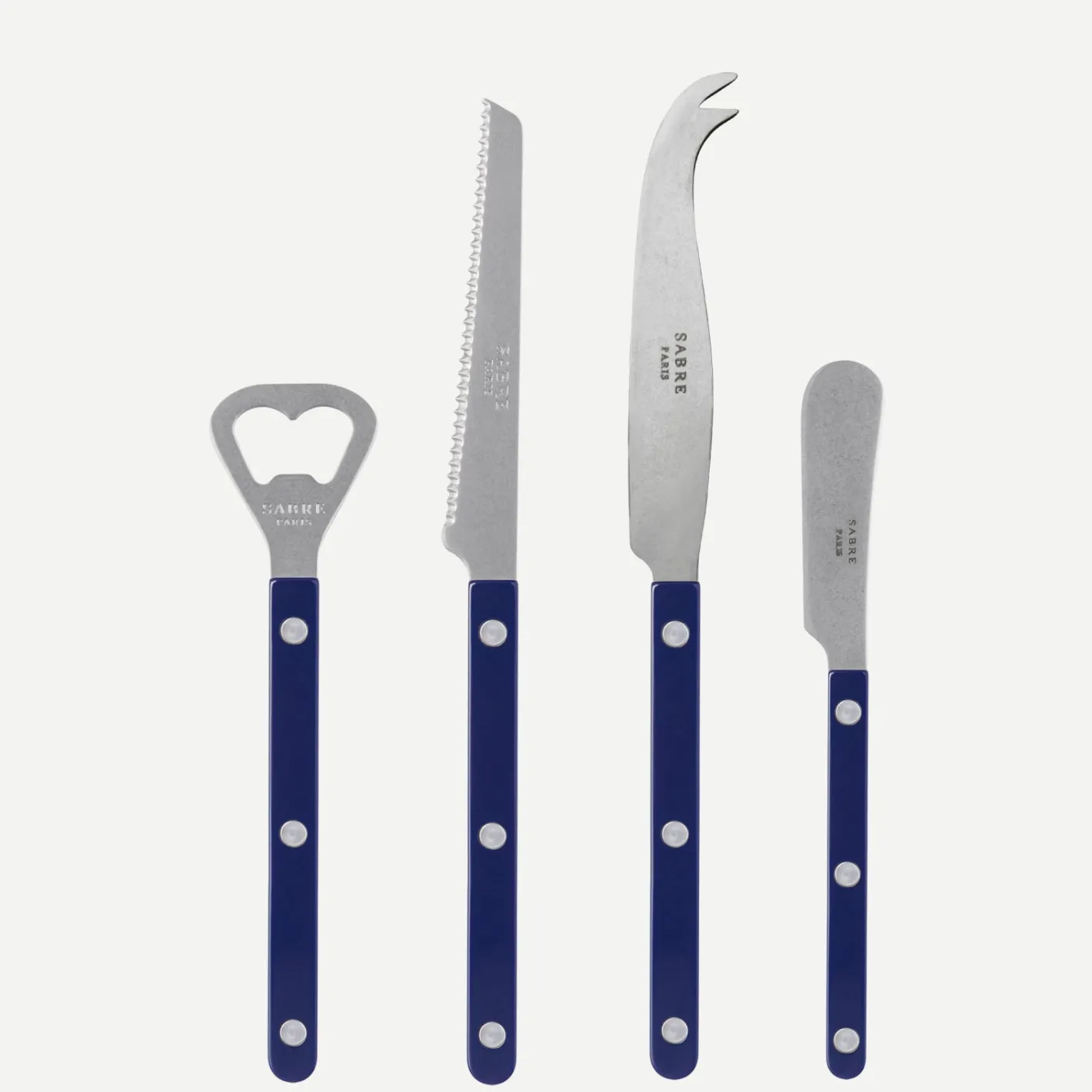 Sabre Paris Bistrot Vintage Solid, Navy blue | Aperitif Set