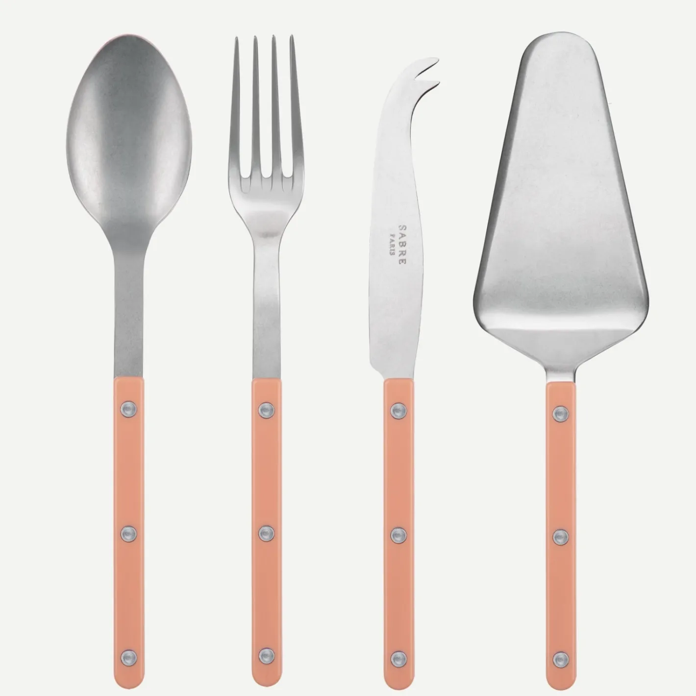 Sabre Paris Bistrot Vintage Solid, Nude Pink | Set Of 4 Must-have Serving Pieces