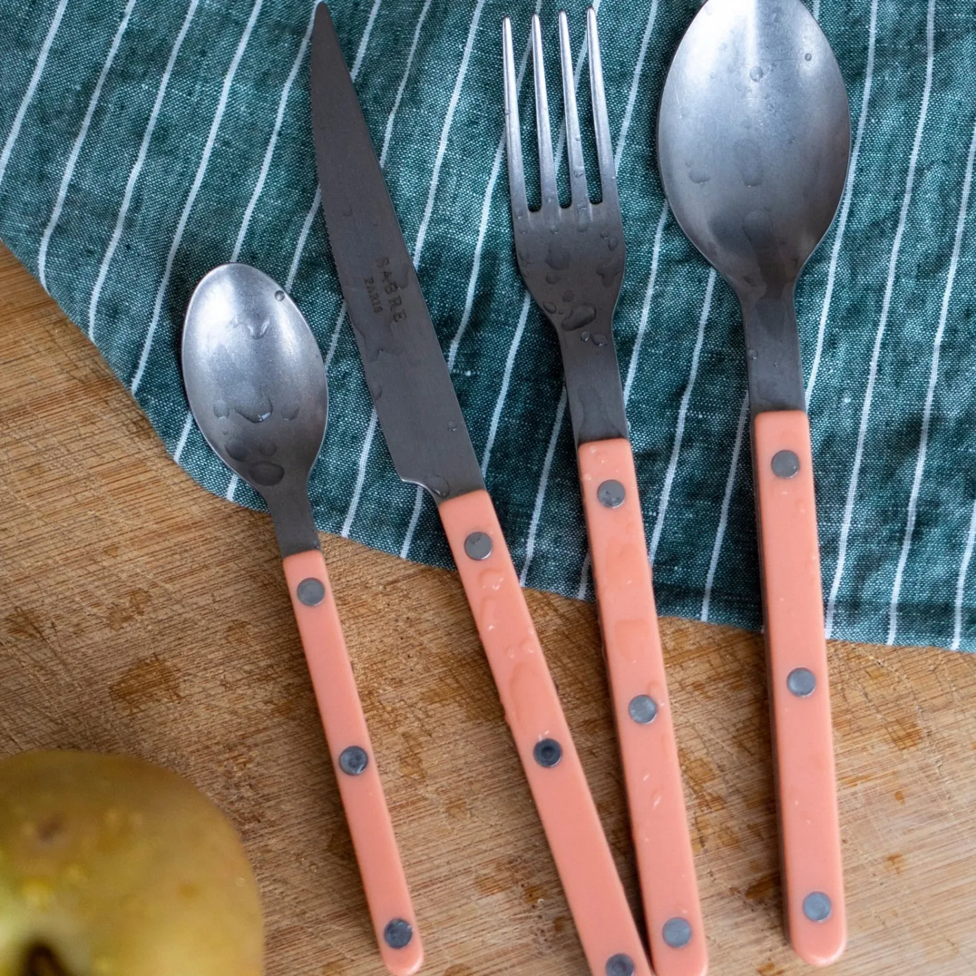 Sabre Paris Bistrot Vintage Solid, Nude Pink | Soup Spoon
