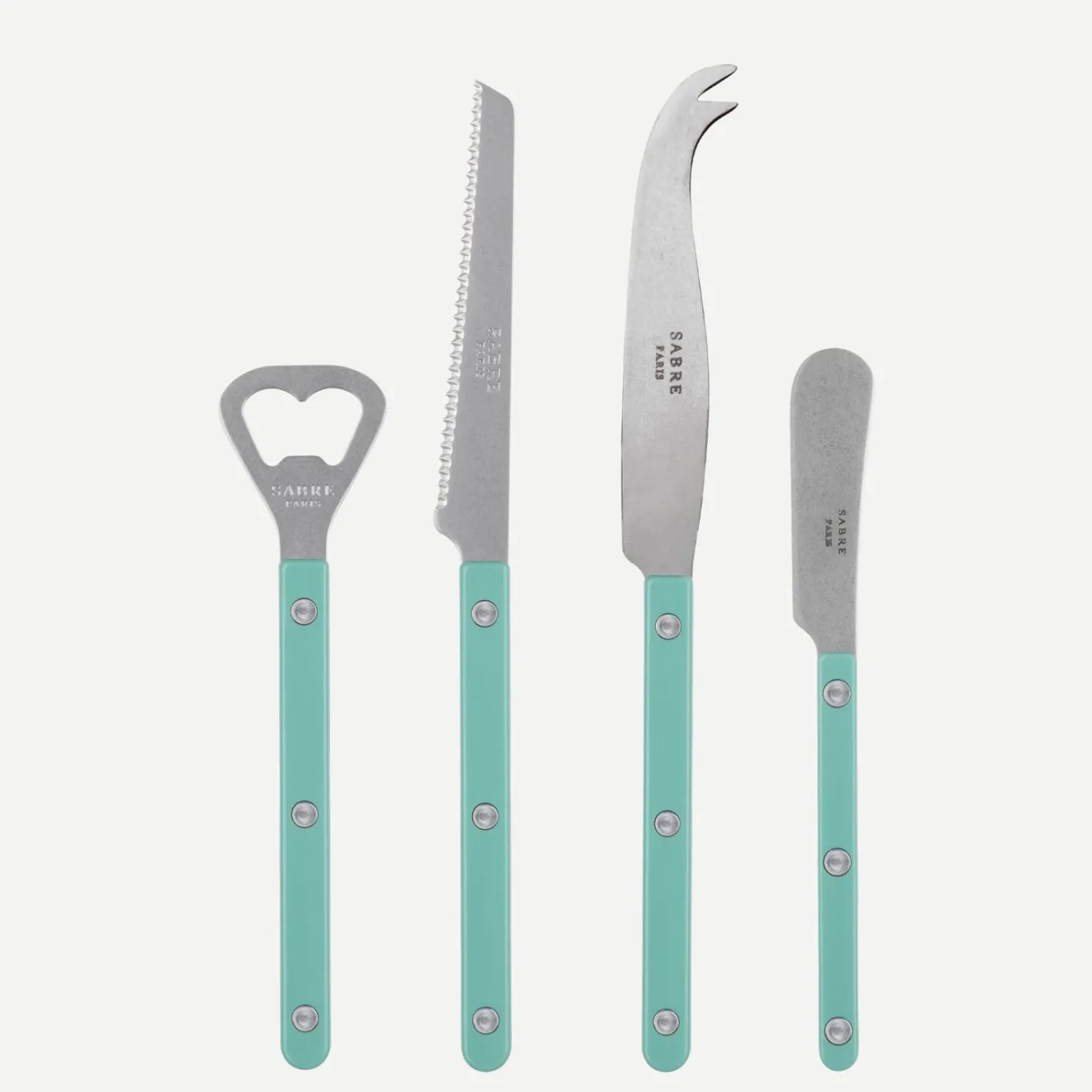 Sabre Paris Bistrot Vintage Solid, Pastel green | Aperitif Set