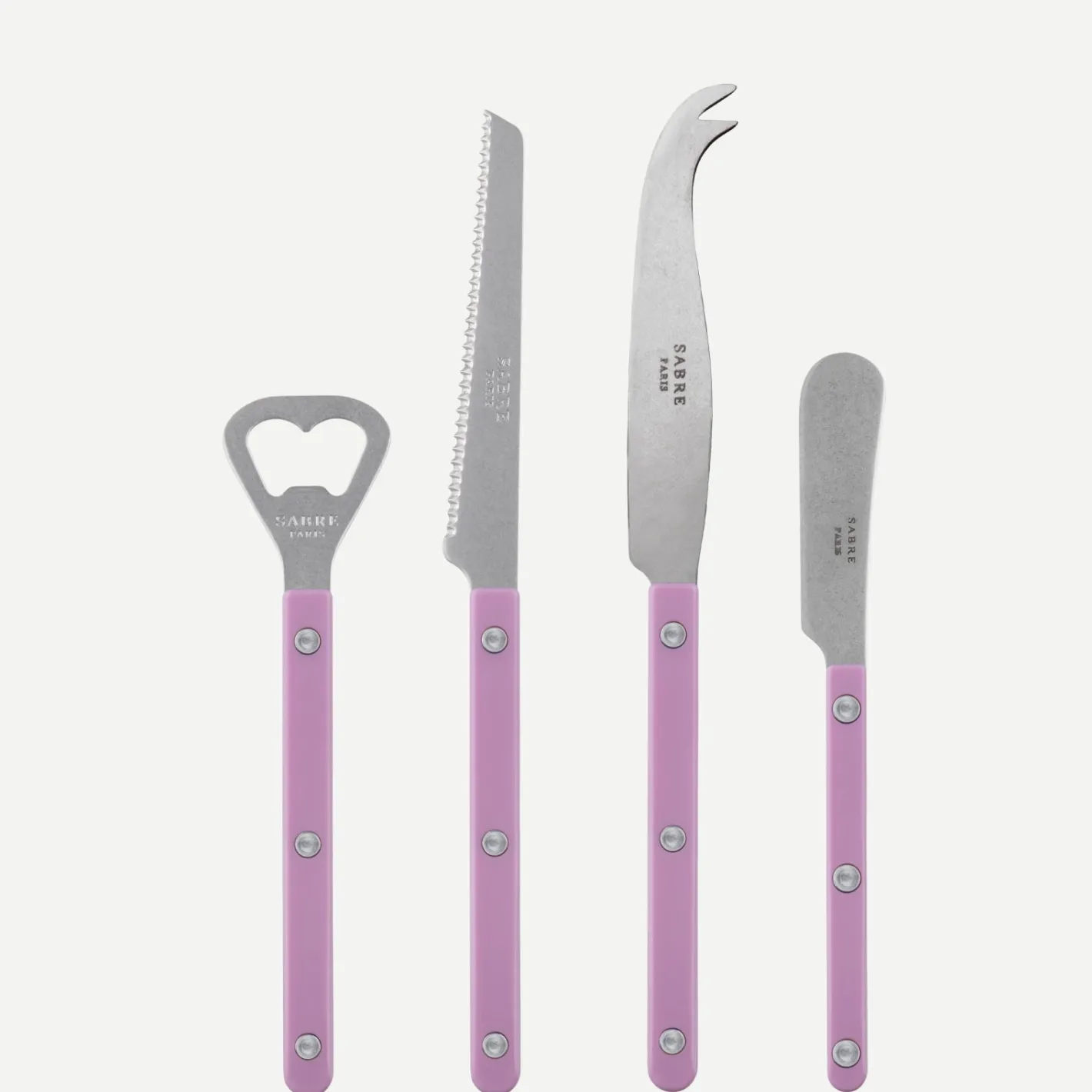 Sabre Paris Bistrot Vintage Solid, Pink | Aperitif Set