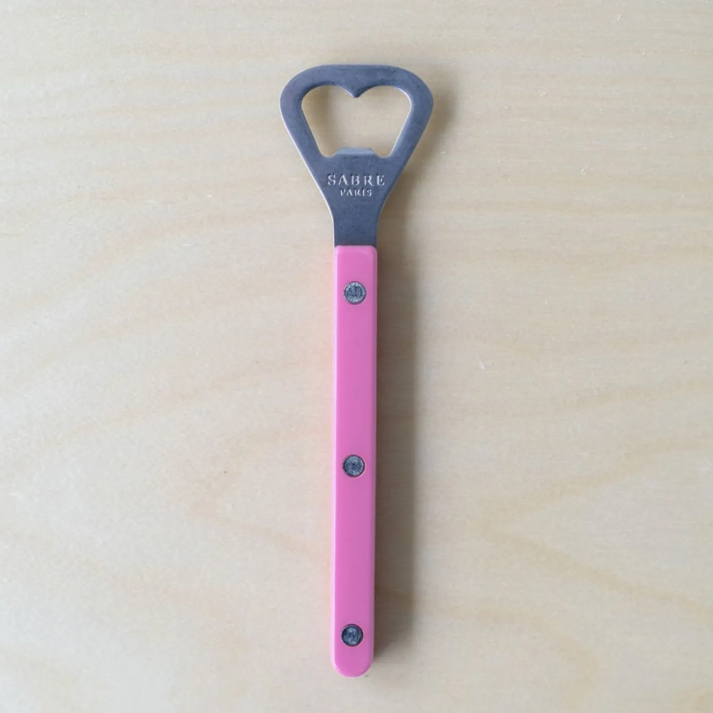 Sabre Paris Bistrot Vintage Solid, Pink | Bottle Opener