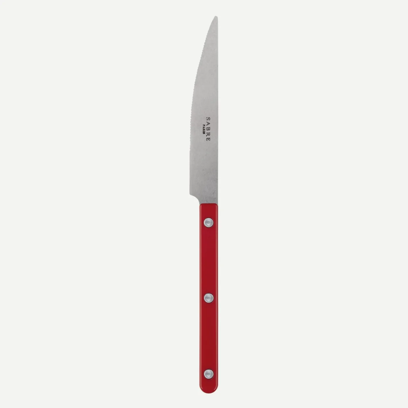 Sabre Paris Bistrot Vintage Solid, Red | Dinner Knife