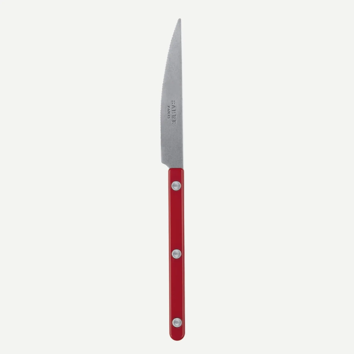 Sabre Paris Bistrot Vintage Solid, Red | Dessert Knife