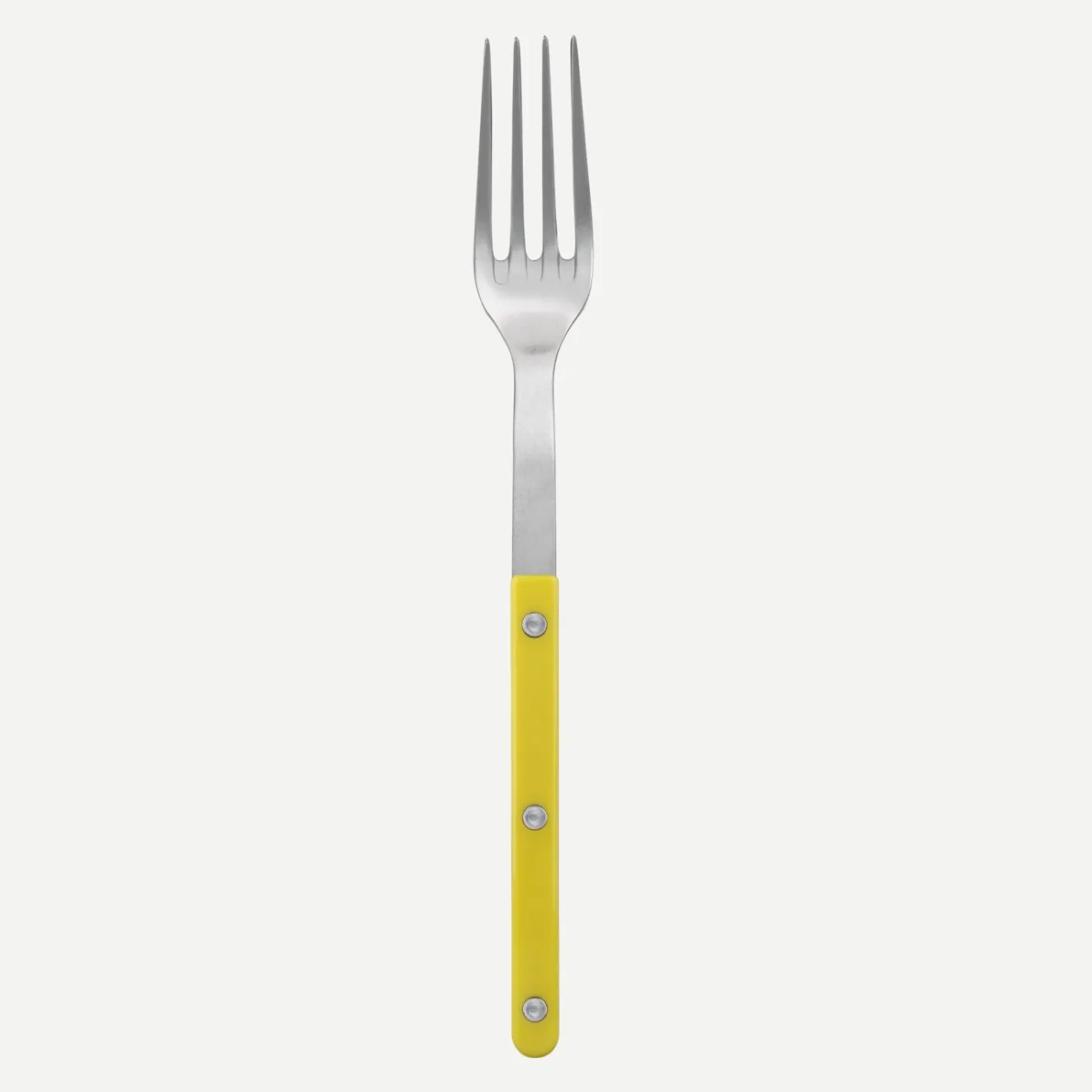 Sabre Paris Bistrot Vintage Solid, Yellow | Serving Fork