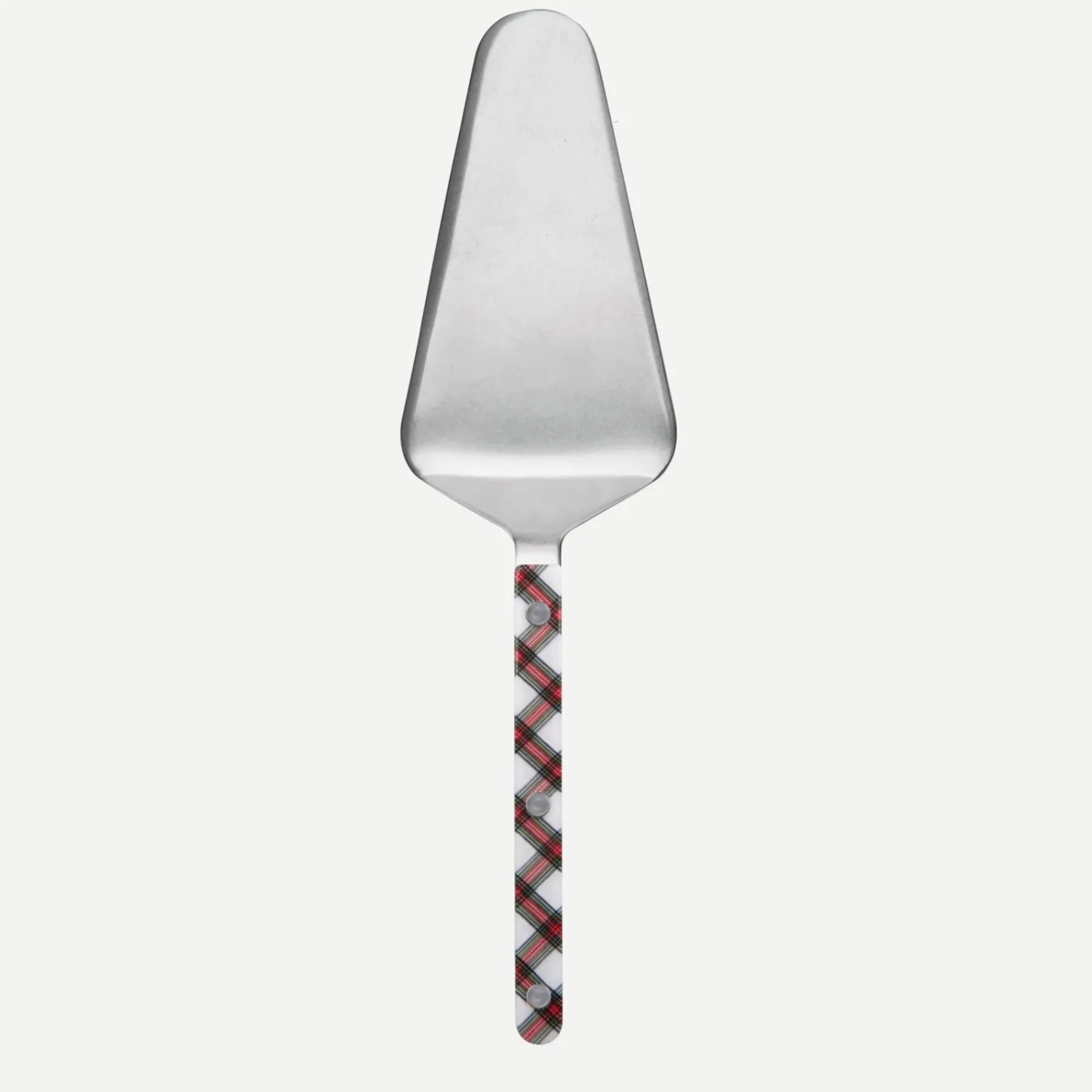 Sabre Paris Bistrot Vintage Tartan, White | Tart Server