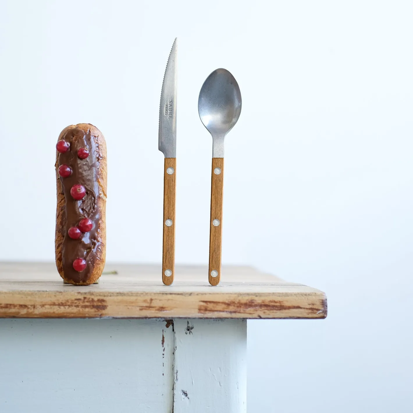 Sabre Paris Bistrot Vintage Teak, Teak | Dessert Knife