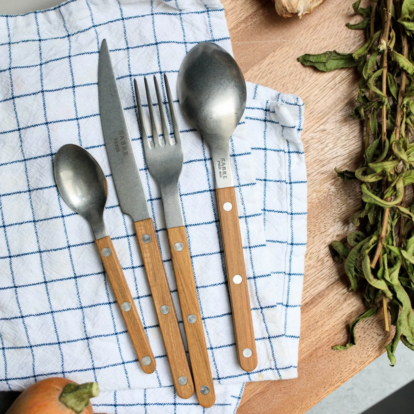 Sabre Paris Bistrot Vintage Teak, Teak | Soup Spoon