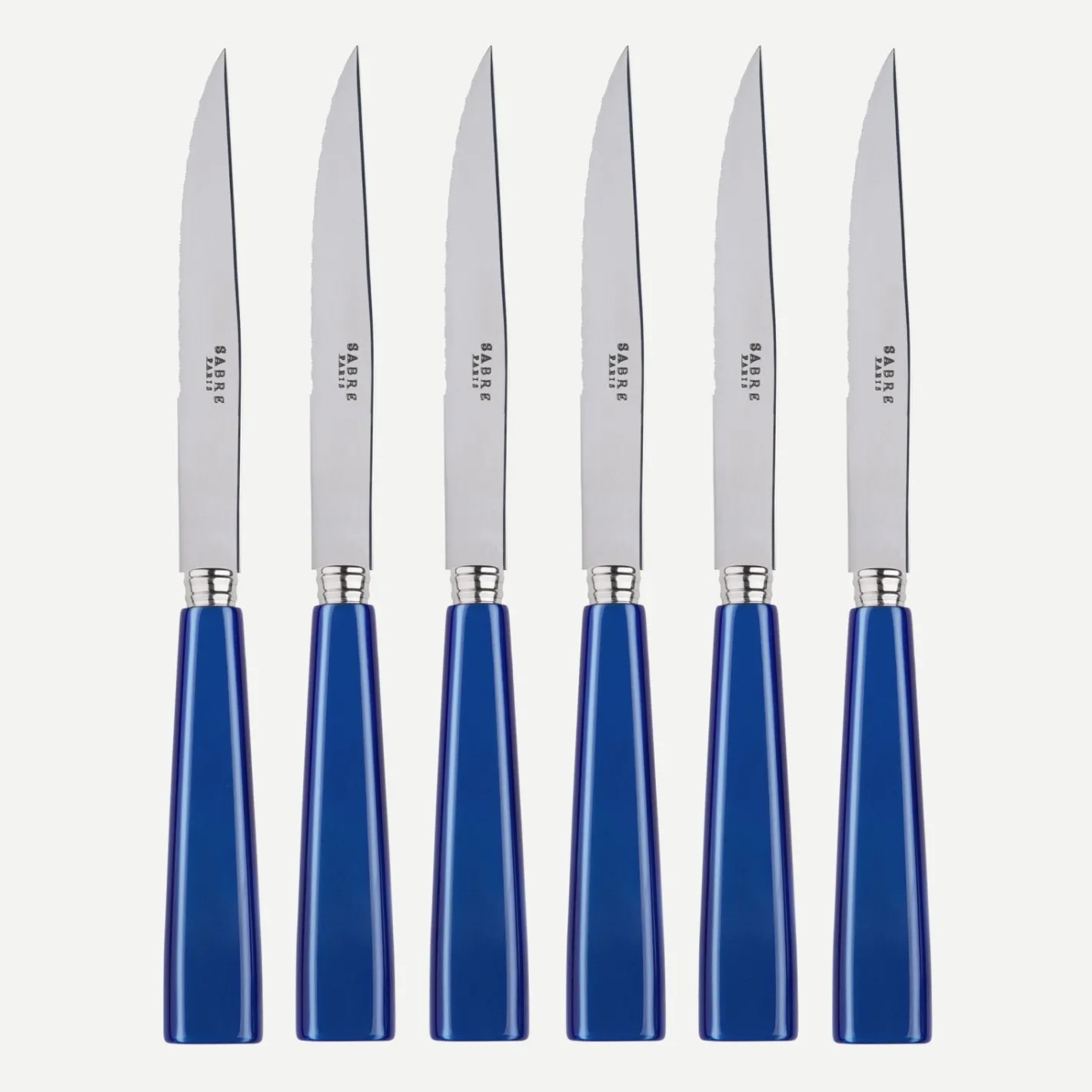 Sabre Paris Icône,Bleu outremer | Set Of 6 Steak Knives