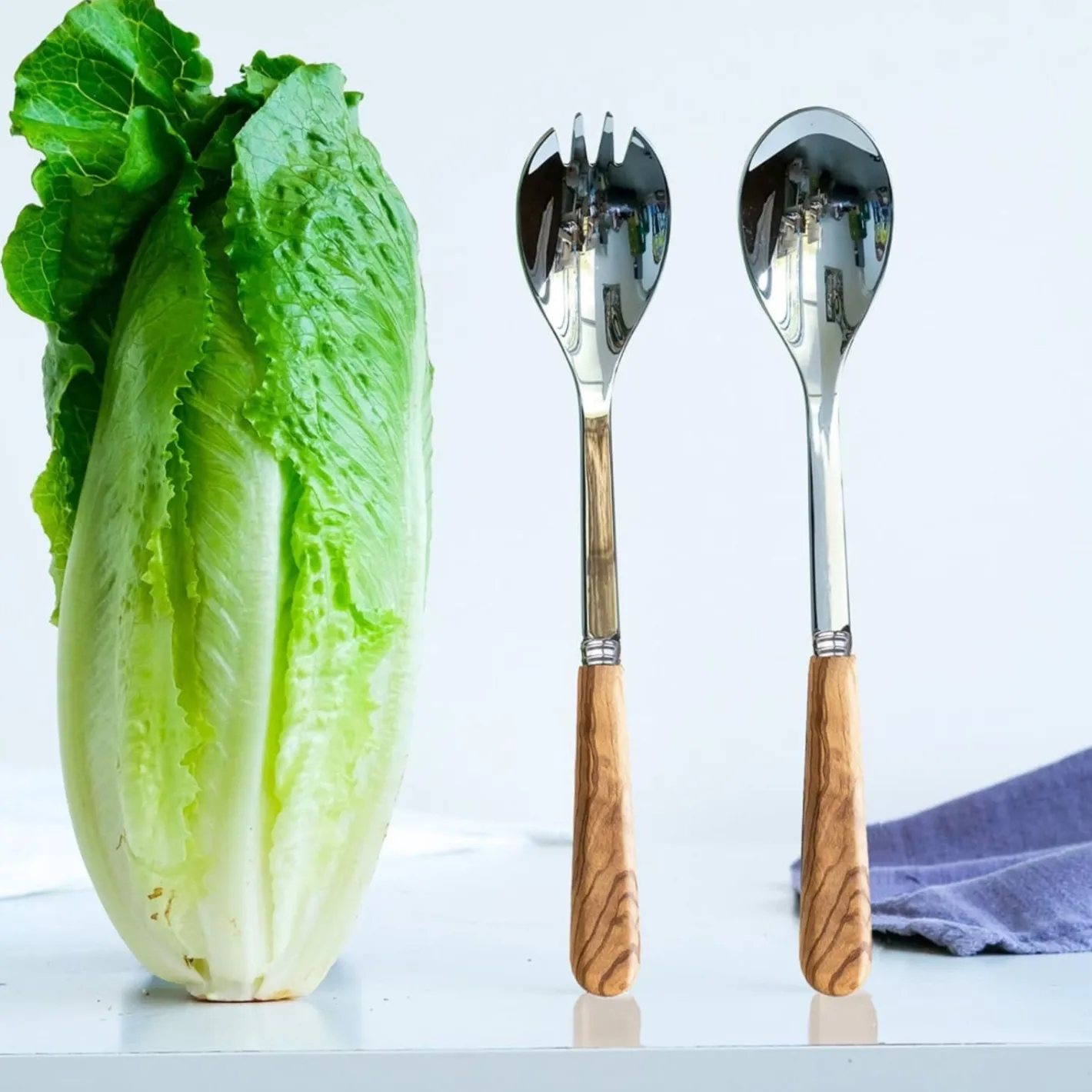 Sabre Paris Lavandou,Bois d'olivier | Salad Set