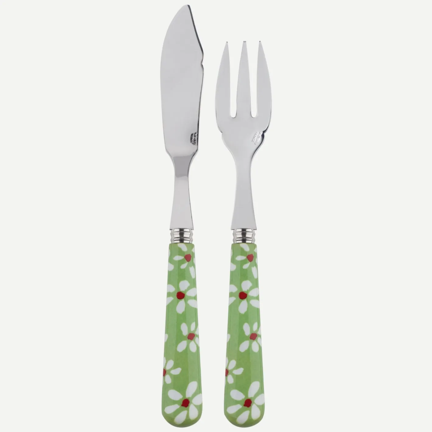 Sabre Paris Marguerite,Vert jardin | Fish Knife | Fish Fork