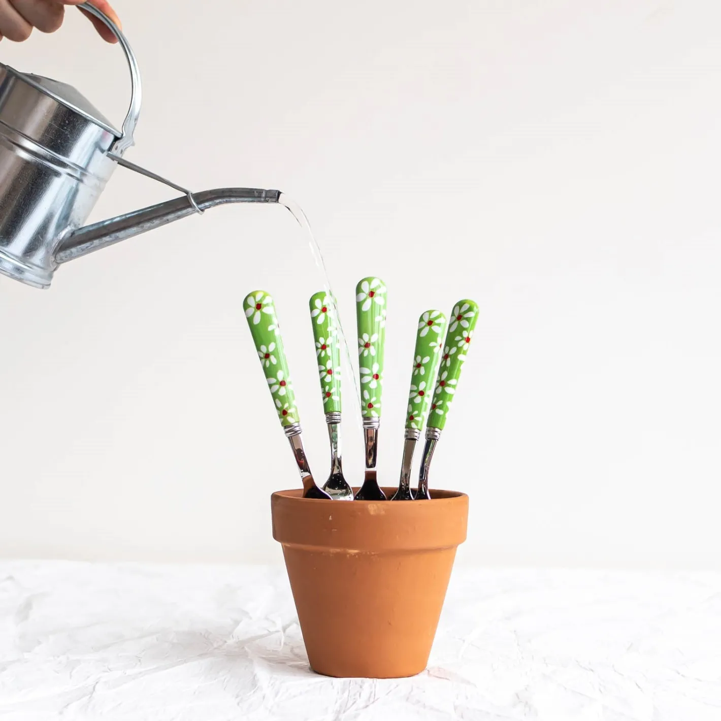 Sabre Paris Marguerite,Vert jardin | Set Of 4 Pieces
