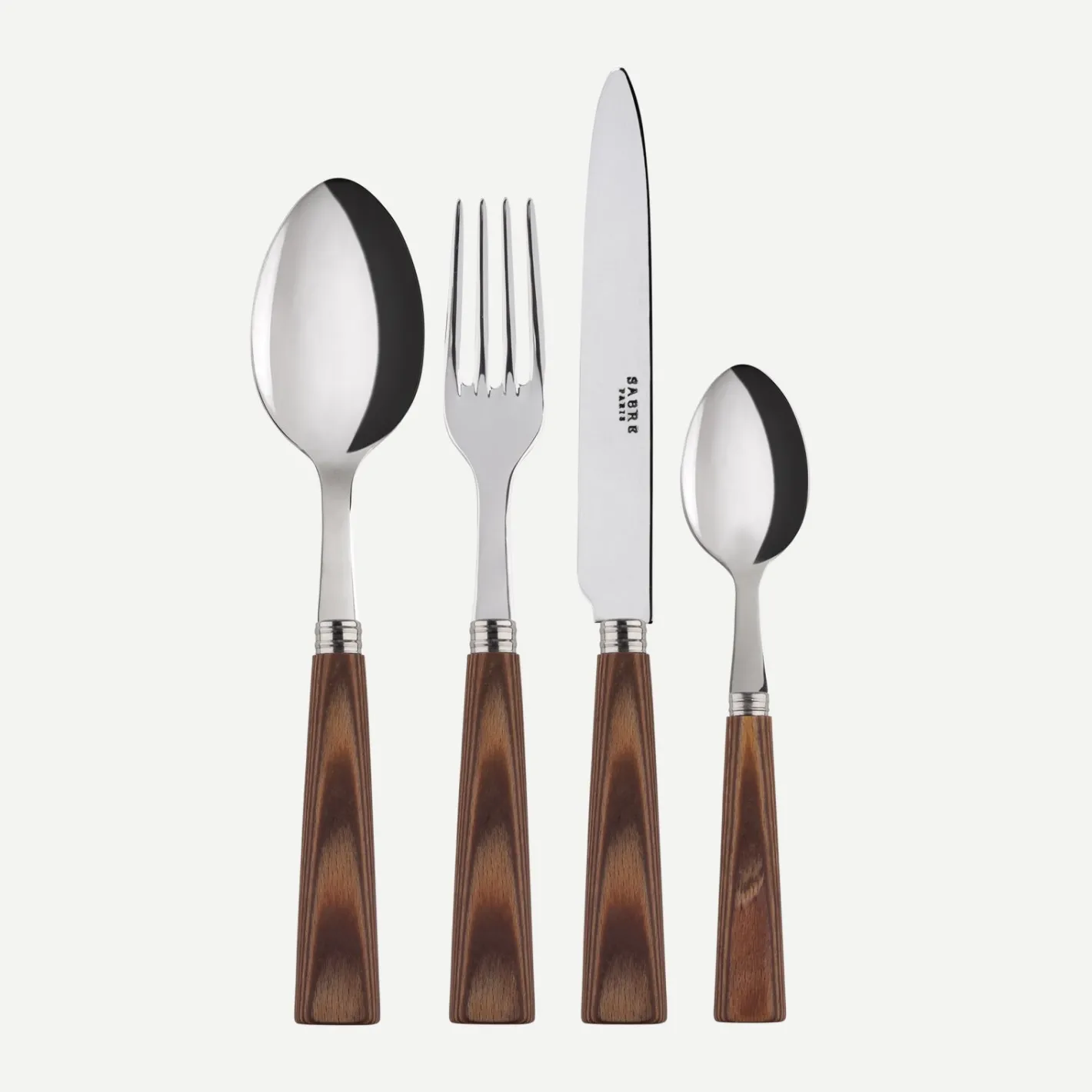Sabre Paris Nature,Bois stratifié clair | Set Of 4 Pieces