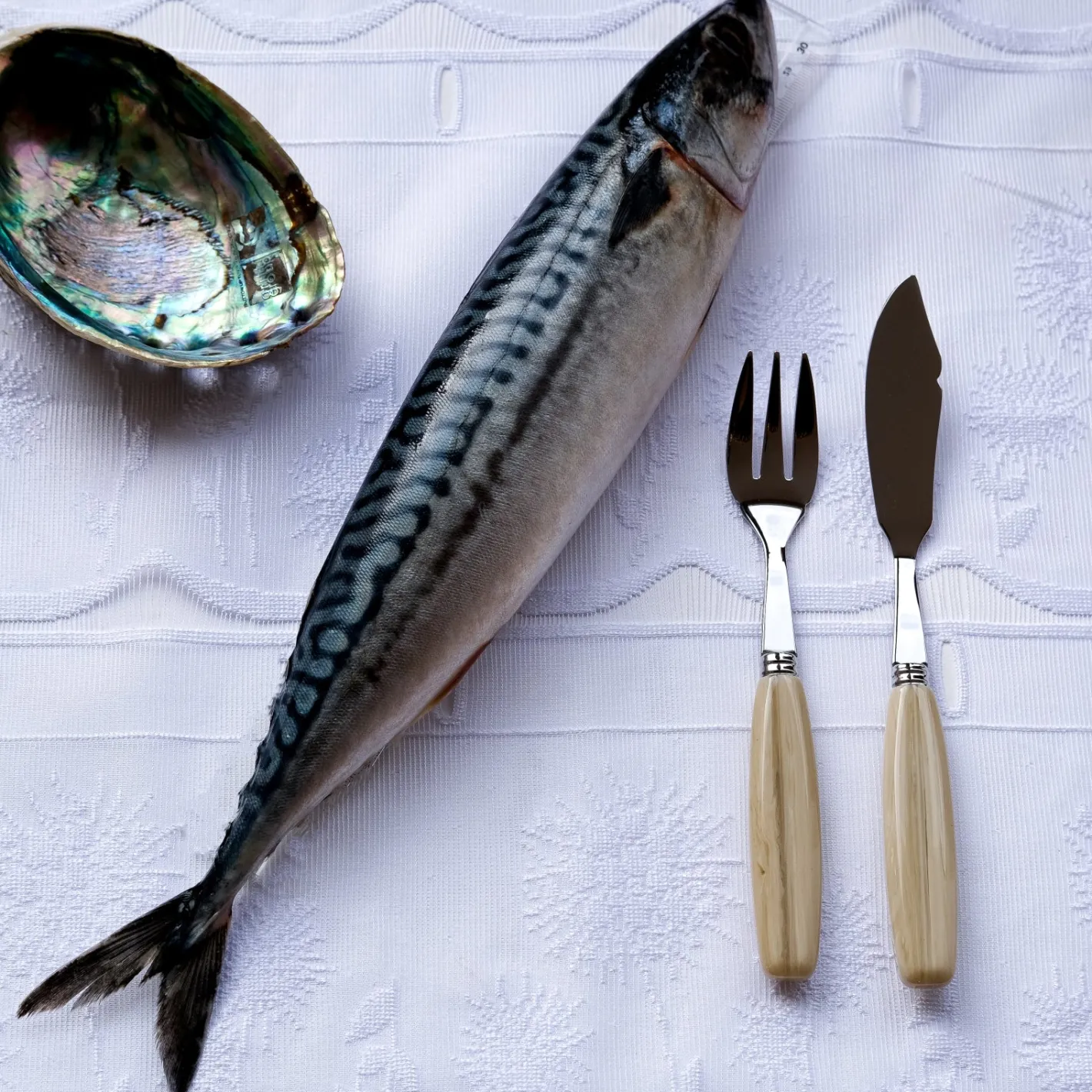 Sabre Paris Nature,Effet Corne | Fish Knife | Fish Fork