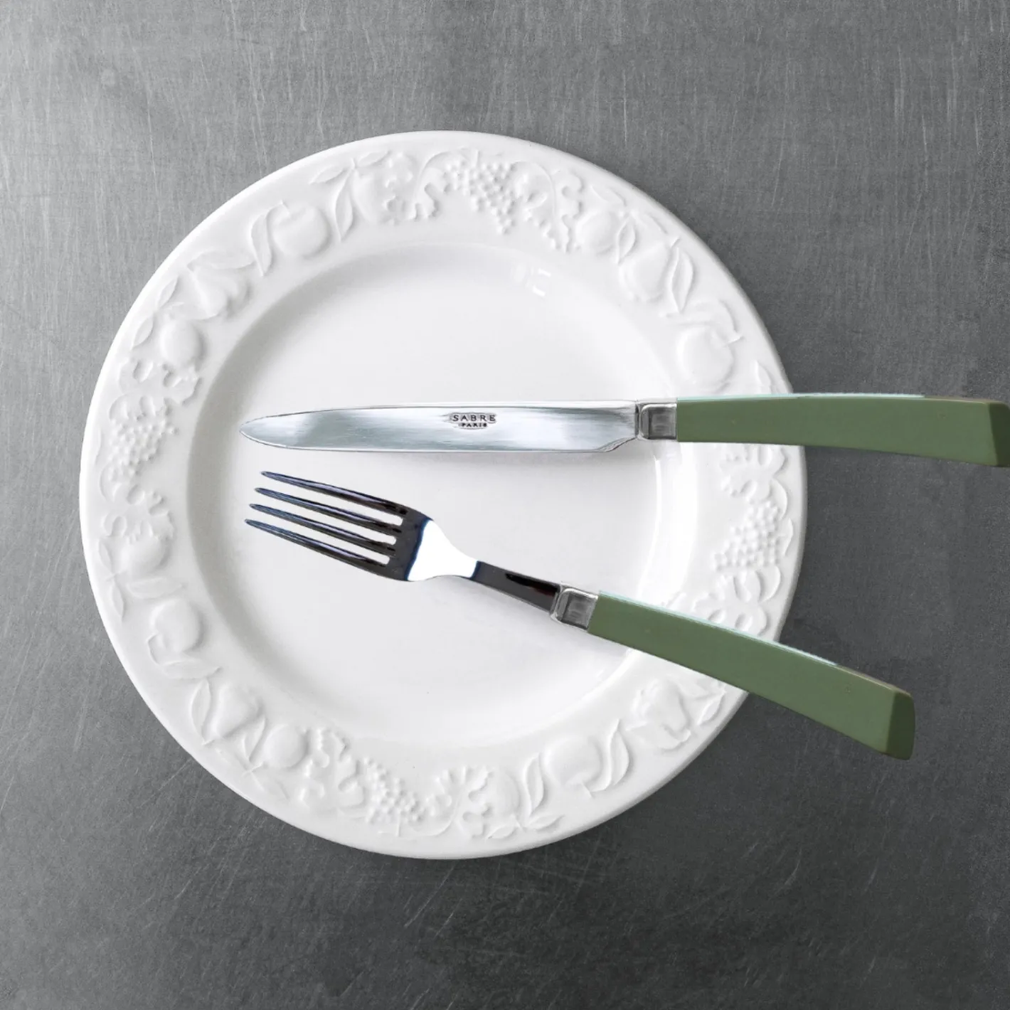 Sabre Paris Numéro 1,Vert fougère | Dinner Fork