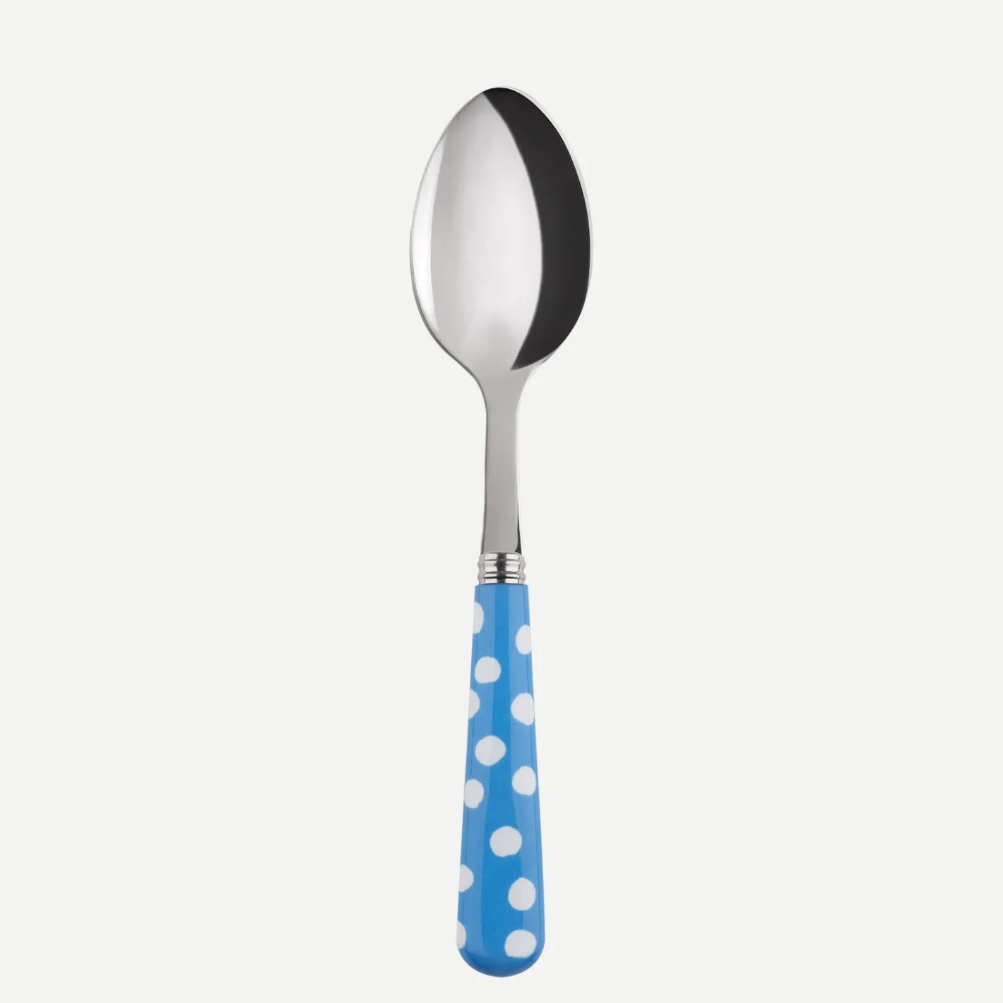 Sabre Paris Pois Blancs,Bleu clair | Dessert Spoon