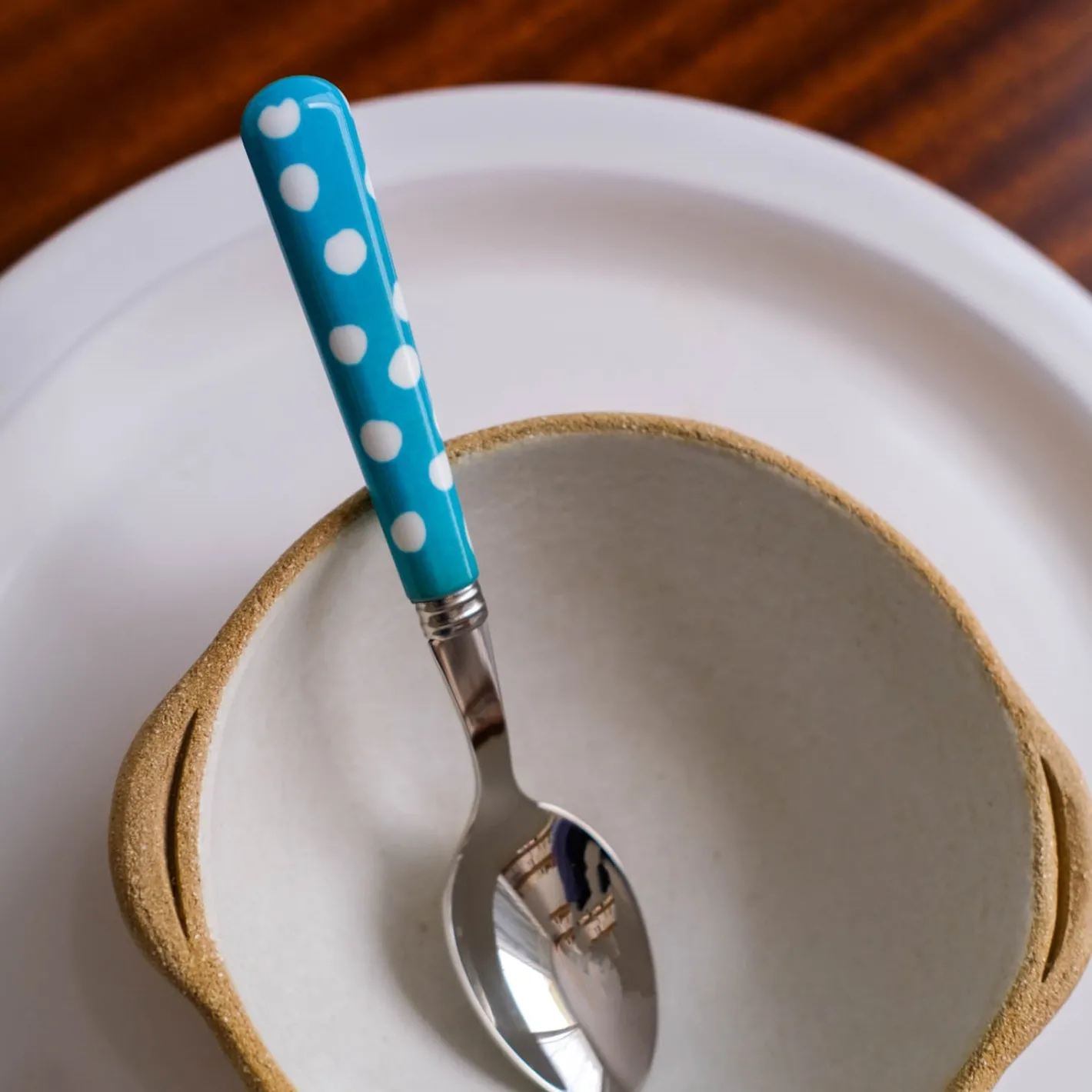 Sabre Paris Pois Blancs,Bleu clair | Teaspoon